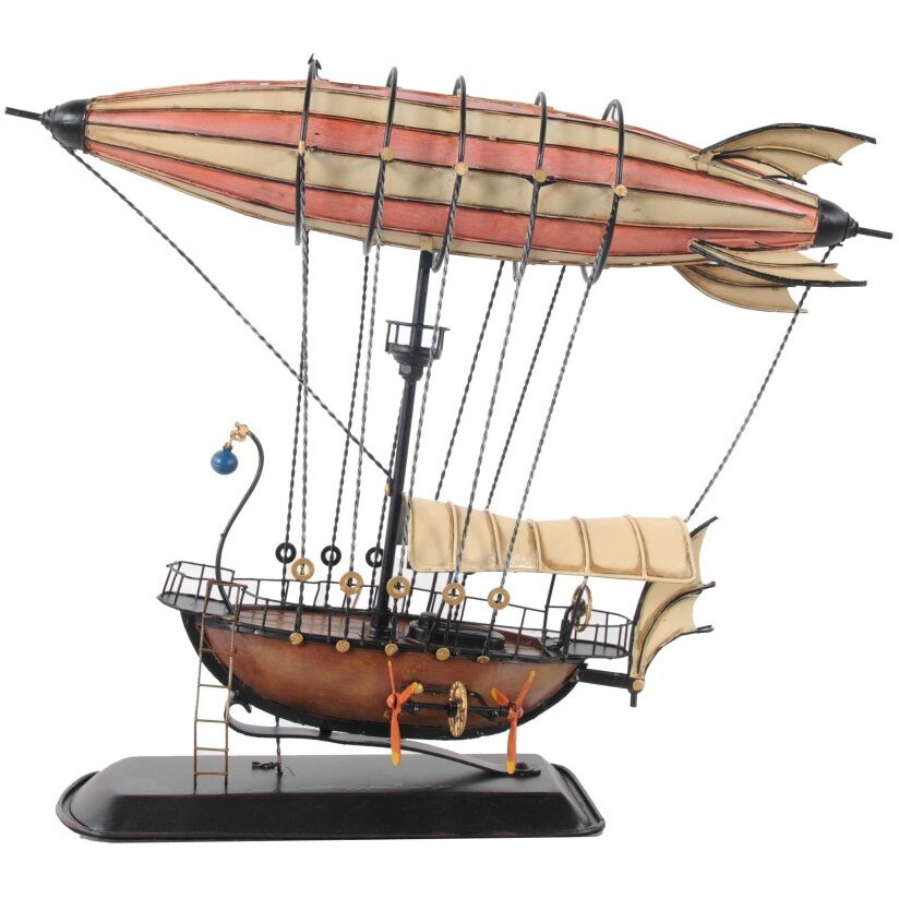 Steampunk Airship Model With Crows Nest