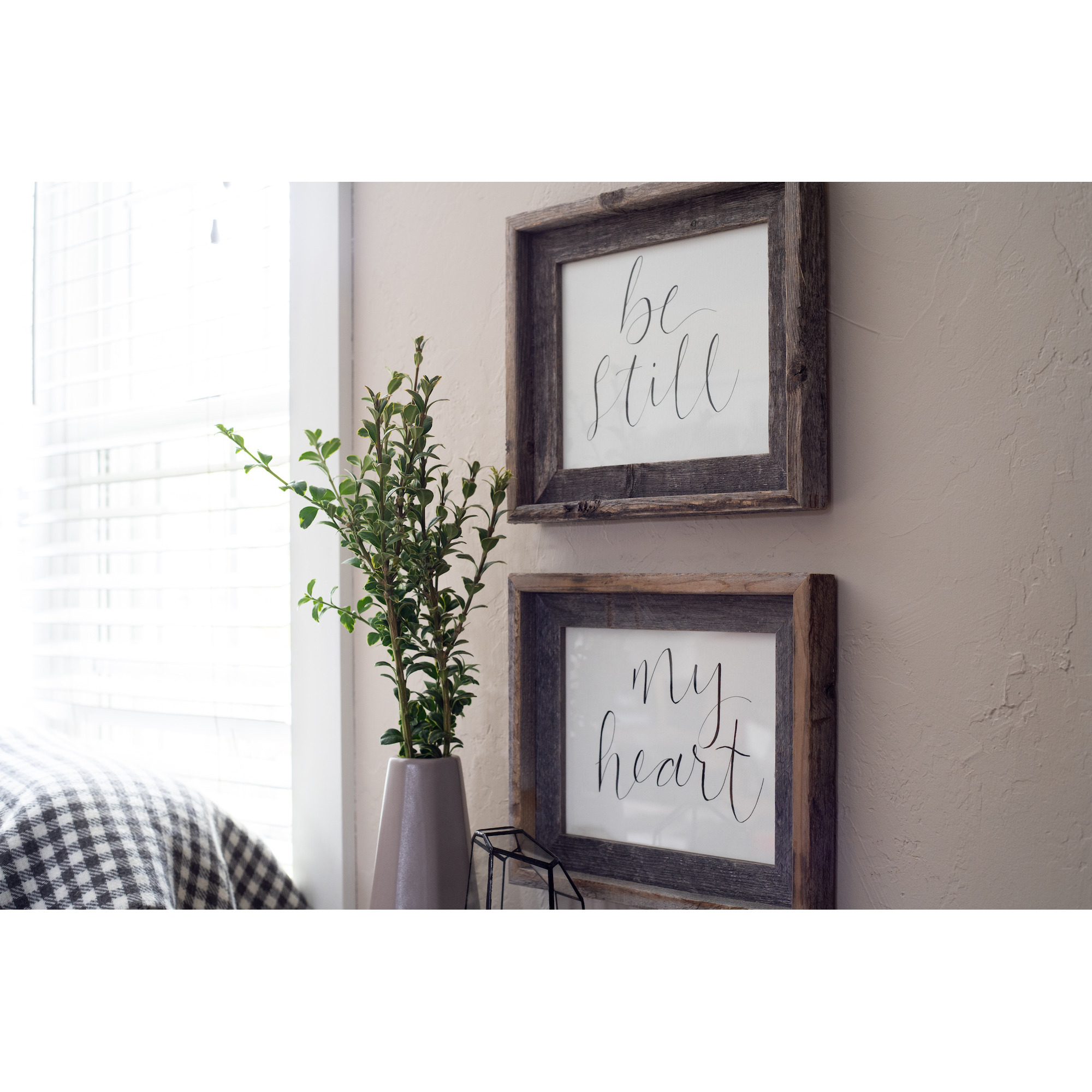8.5"" X 11"" Natural Weathered Gray Picture Frame
