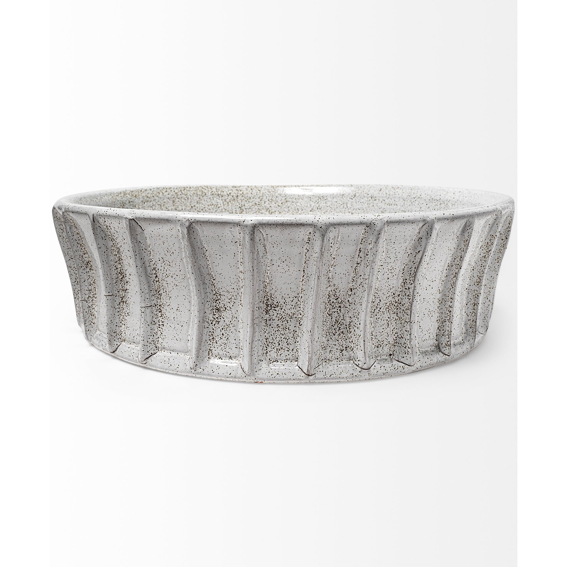 Large White Ceramic Bowl