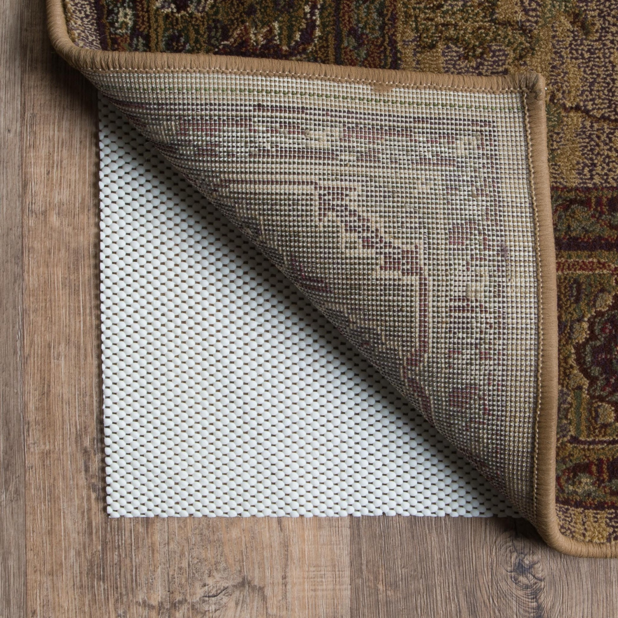 8"" X 11"" Beige Non Slip Rug Pad