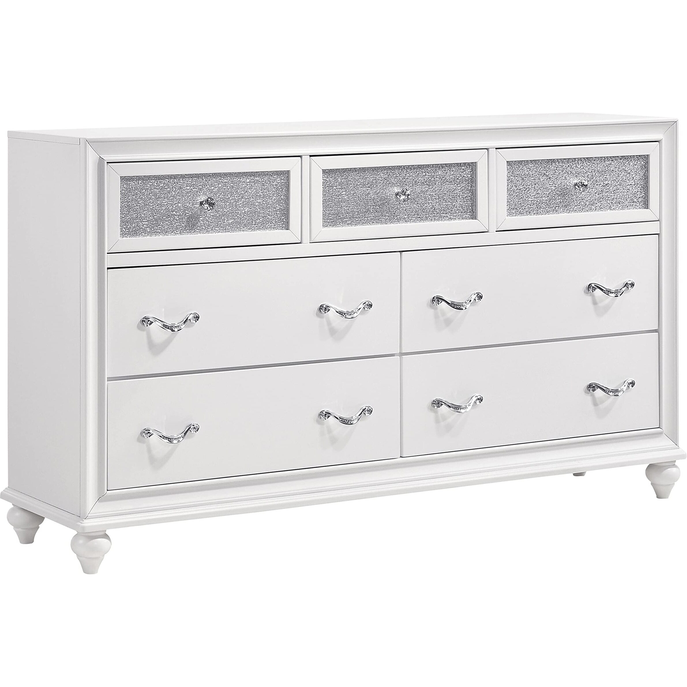 Barzini 7-Drawer Dresser White