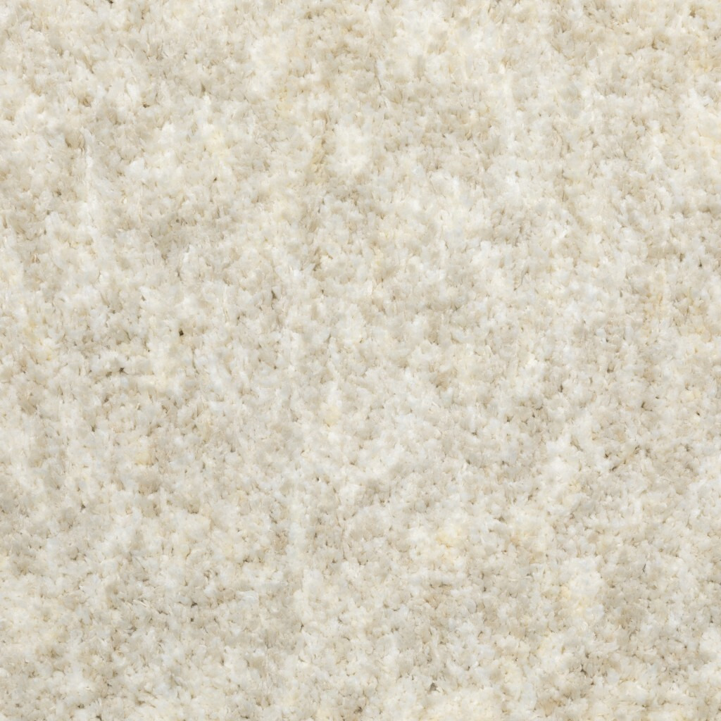8 X 11 Modern Shag Ivory Indoor Area Rug