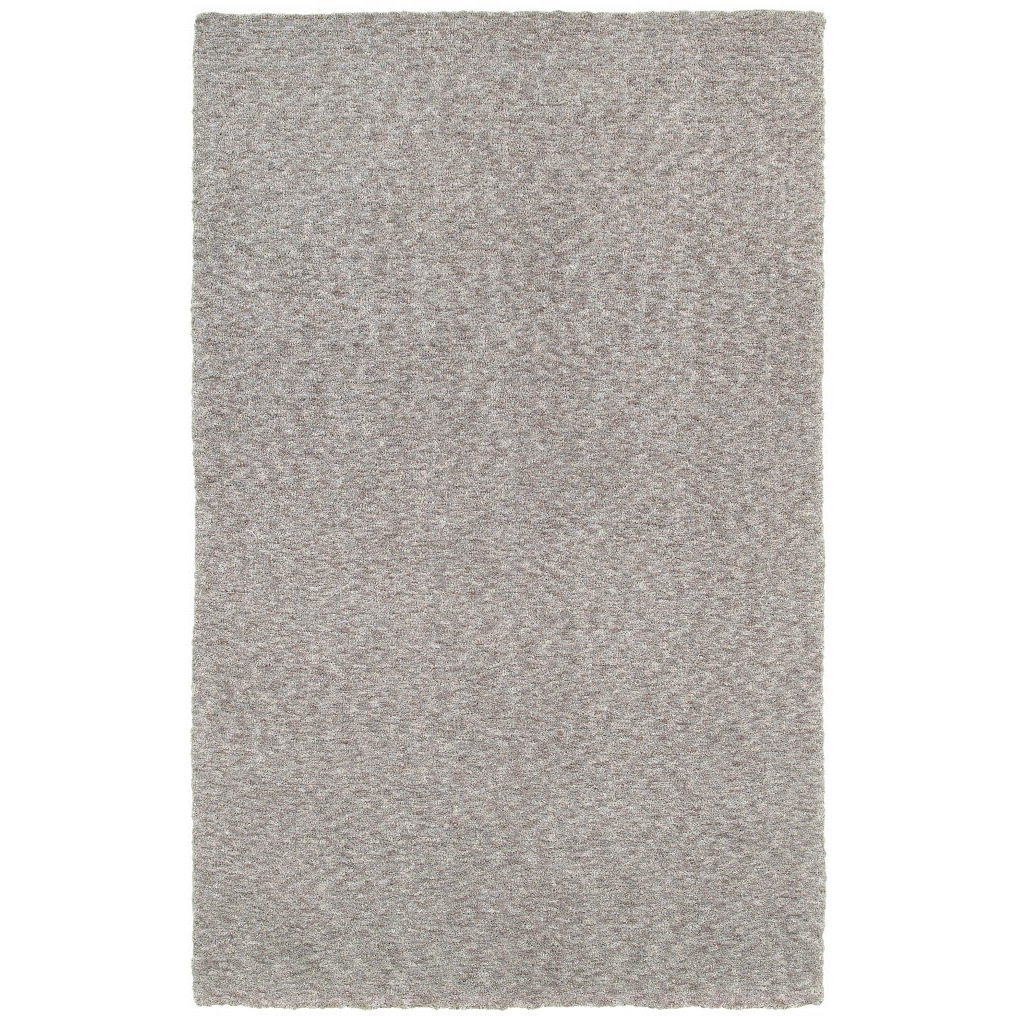 8 X 11 Modern Shaggy Soft Gray Indoor Area Rug