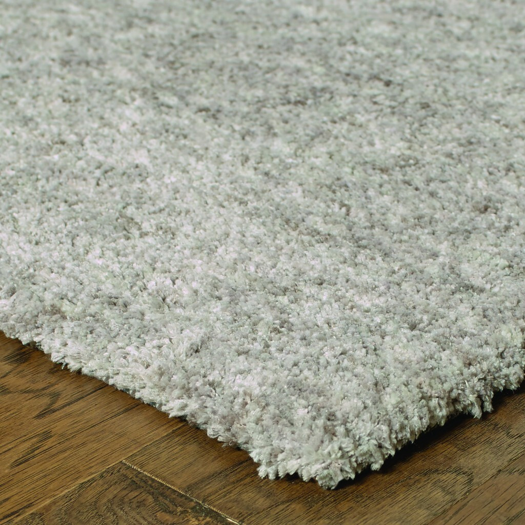 8 X 11 Modern Shaggy Soft Gray Indoor Area Rug