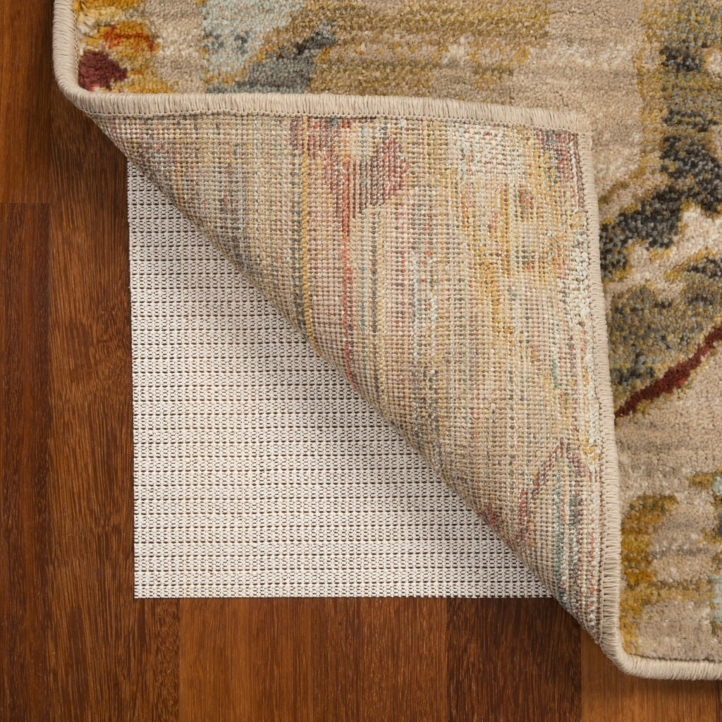 5"" X 8"" Standard Beige Non Slip Rug Pad