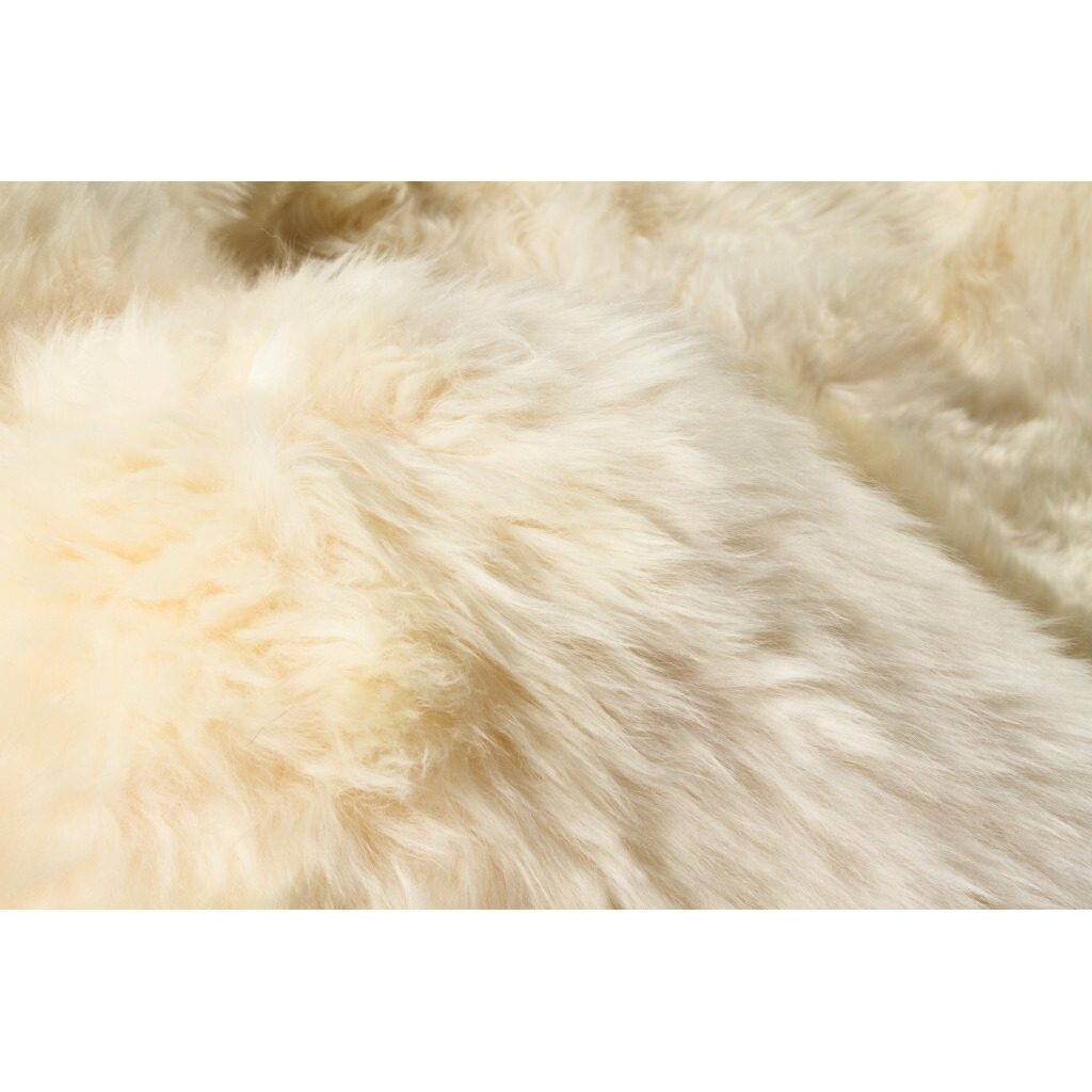 3' X 5' Golden Natural Sheepskin Area Rug