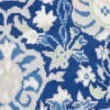 5 X 7 Navy And Ivory Intricate Floral Area Rug