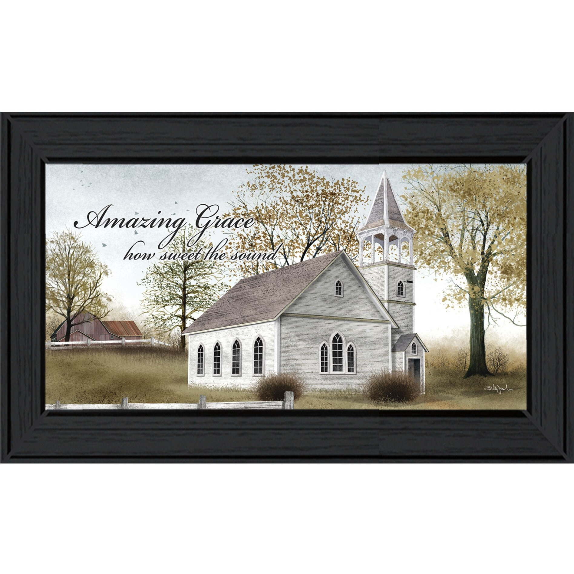 Amazing Grace 5 Black Framed Print Wall Art