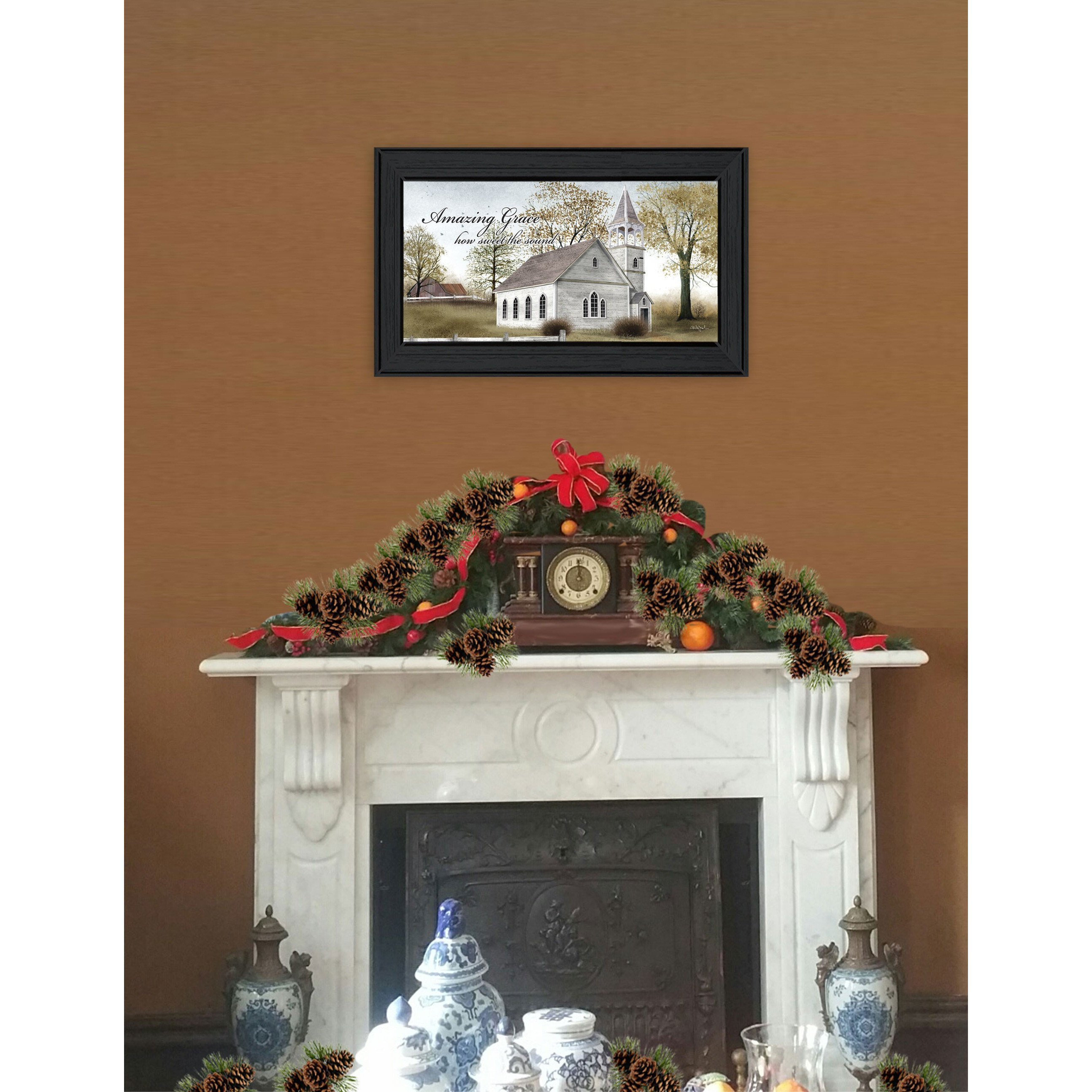 Amazing Grace 5 Black Framed Print Wall Art