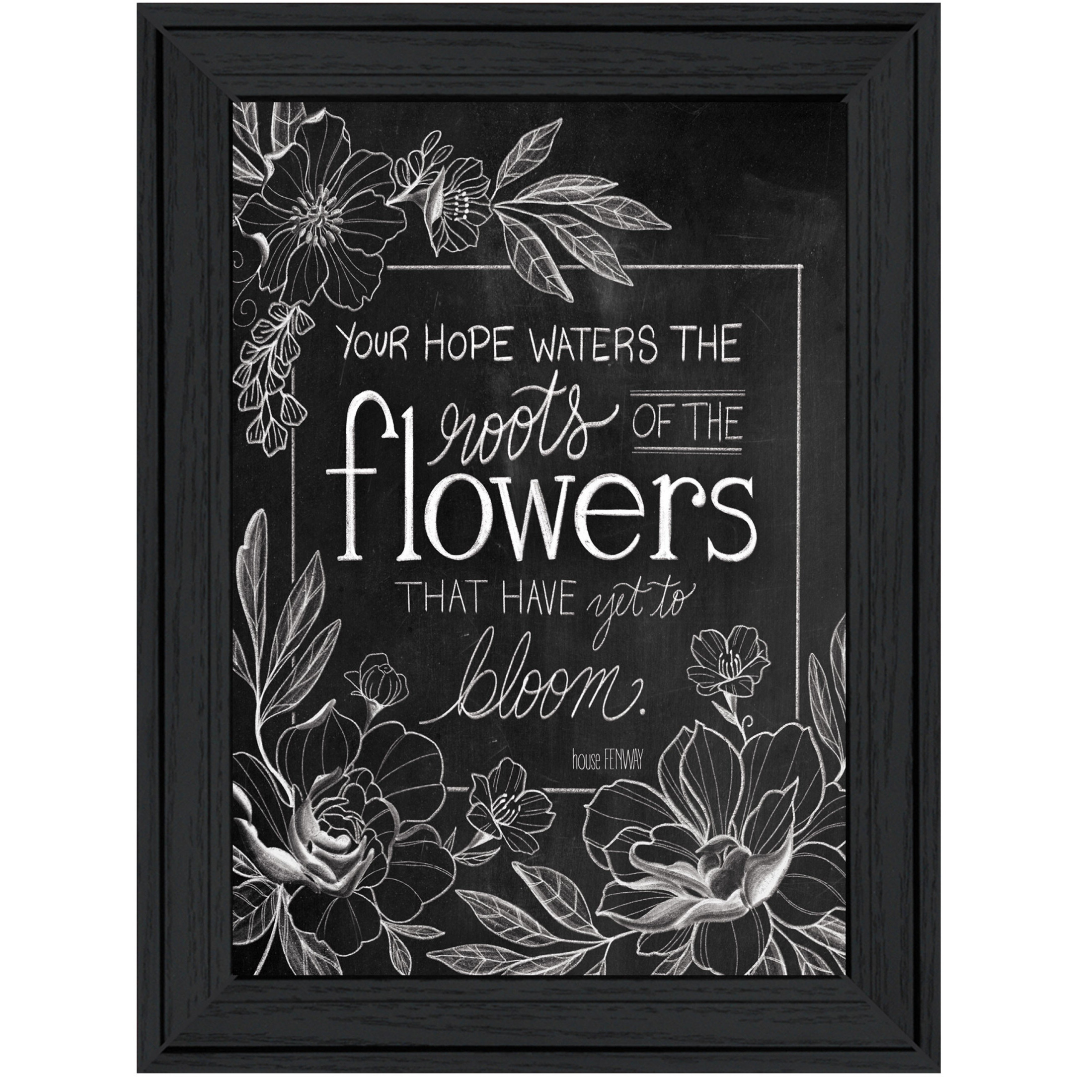 Yet To Bloom 4 Black Framed Print Wall Art