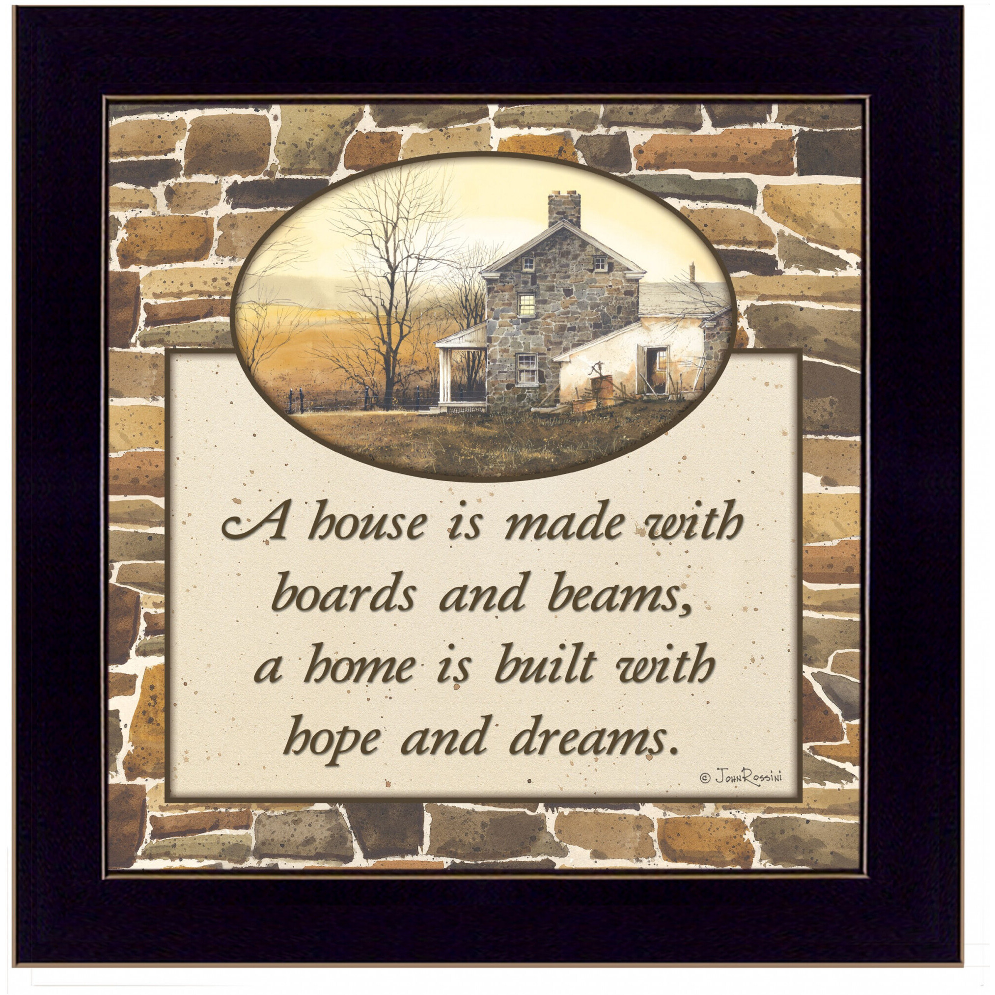 Hope And Dreams 2 Black Framed Print Wall Art