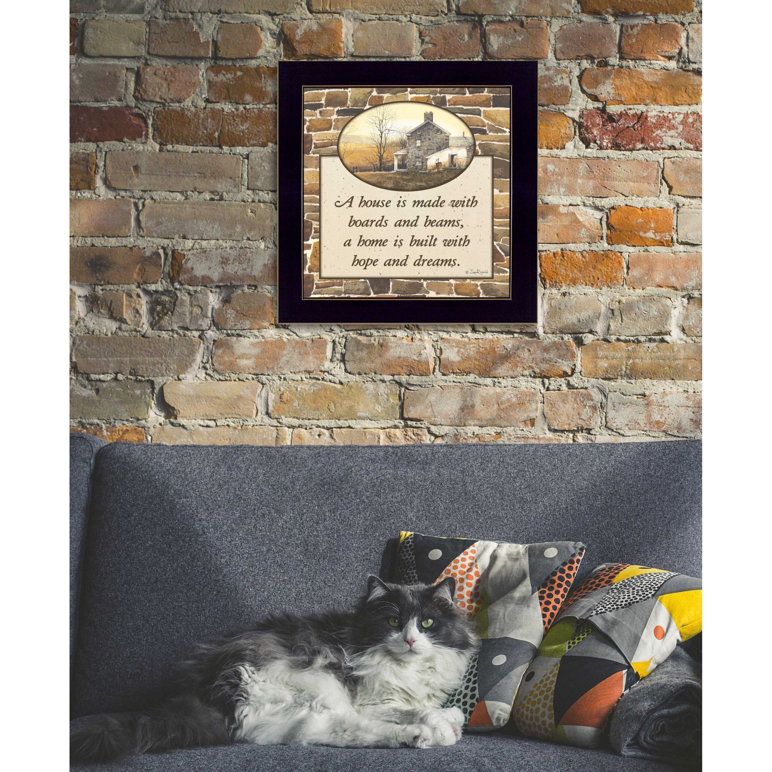 Hope And Dreams 2 Black Framed Print Wall Art