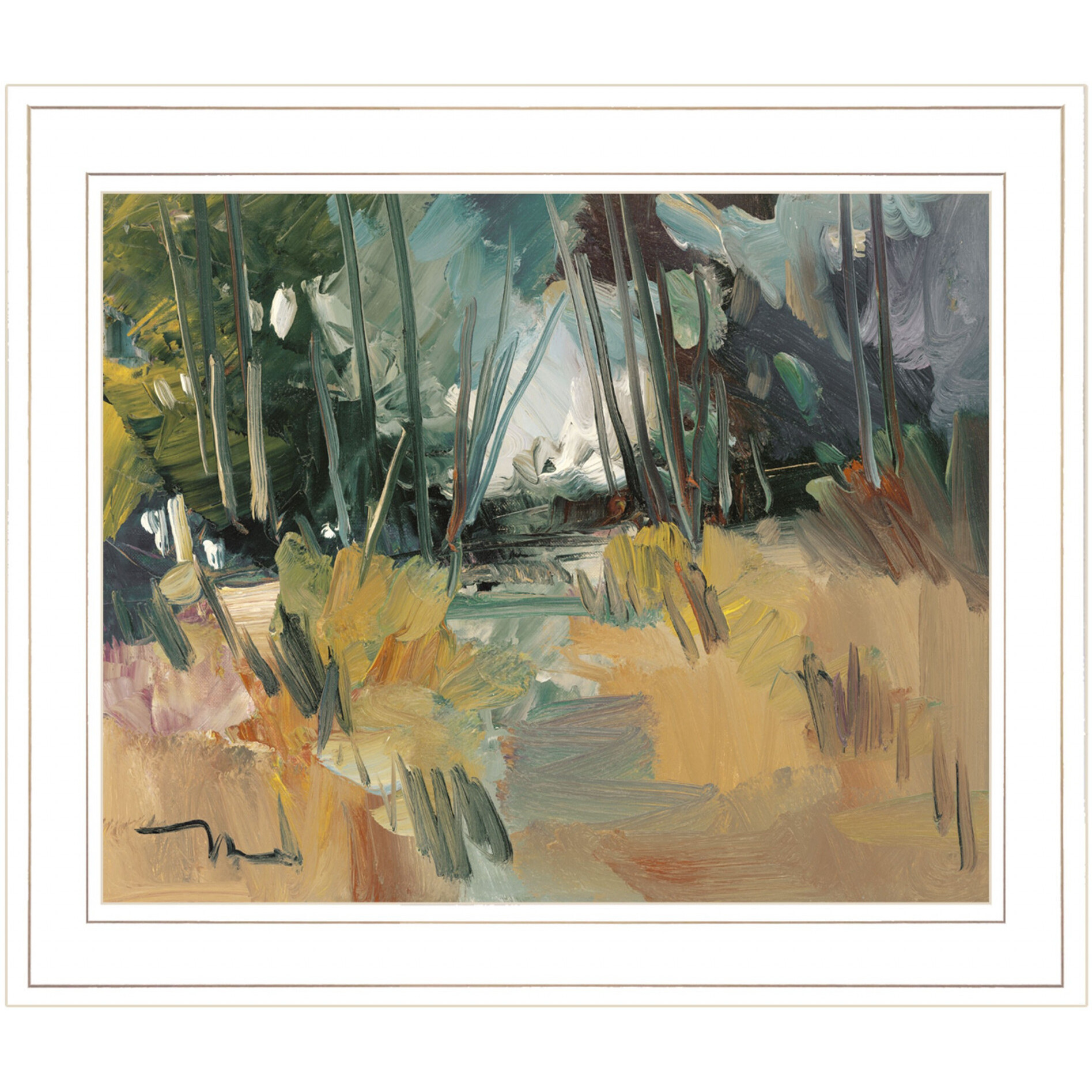 A New Day 5 White Framed Print Wall Art