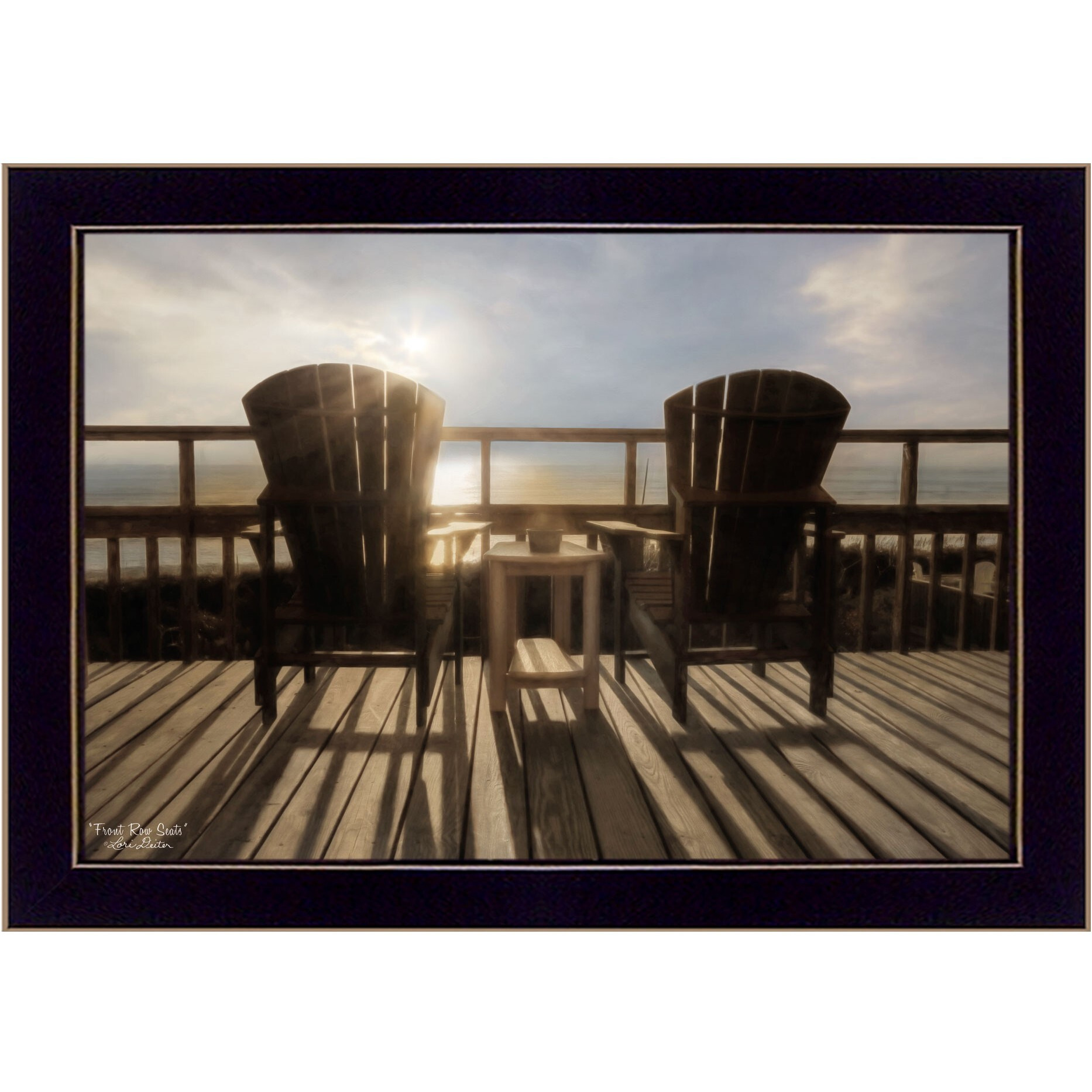 Front Row Seats 2 Black Framed Print Wall Art