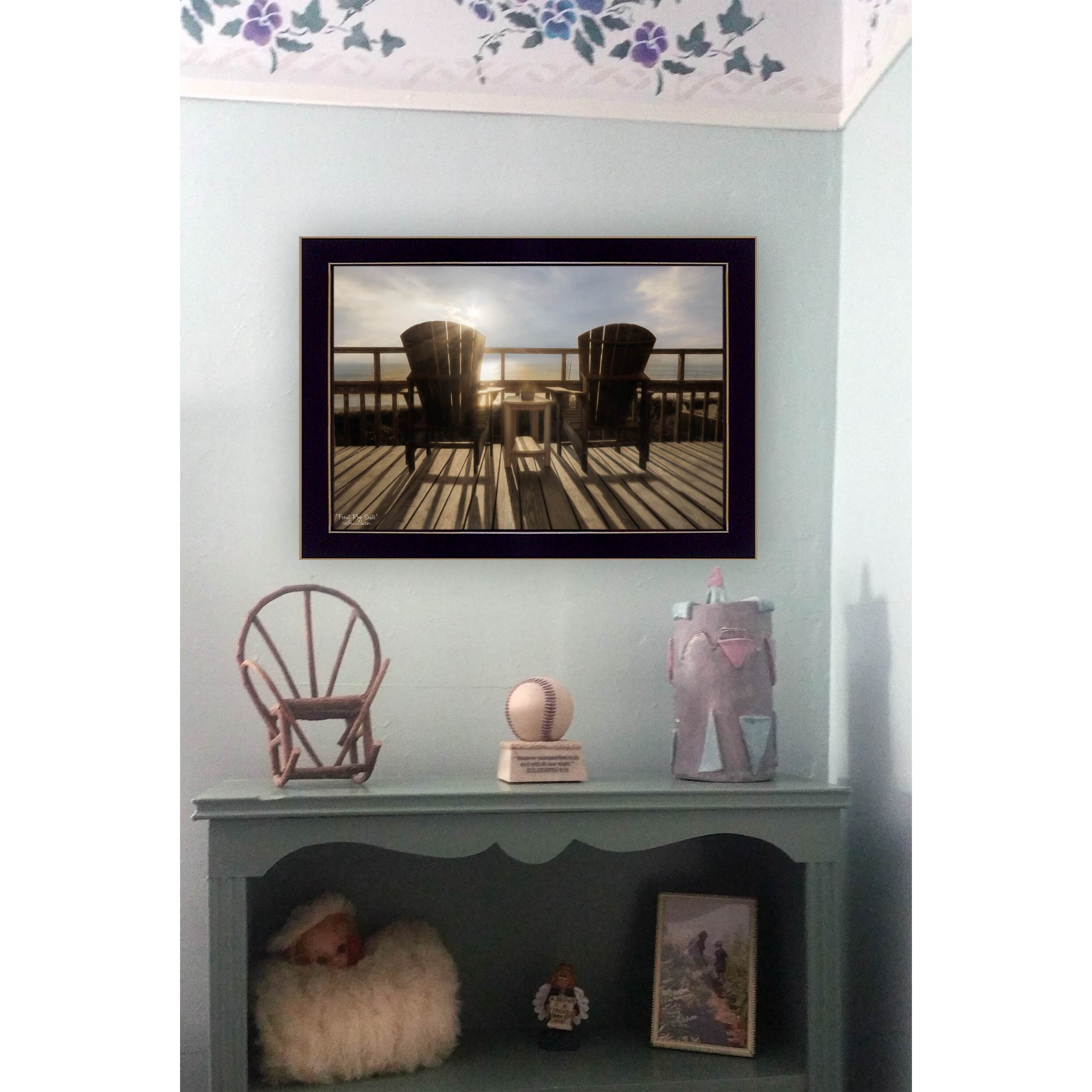 Front Row Seats 2 Black Framed Print Wall Art