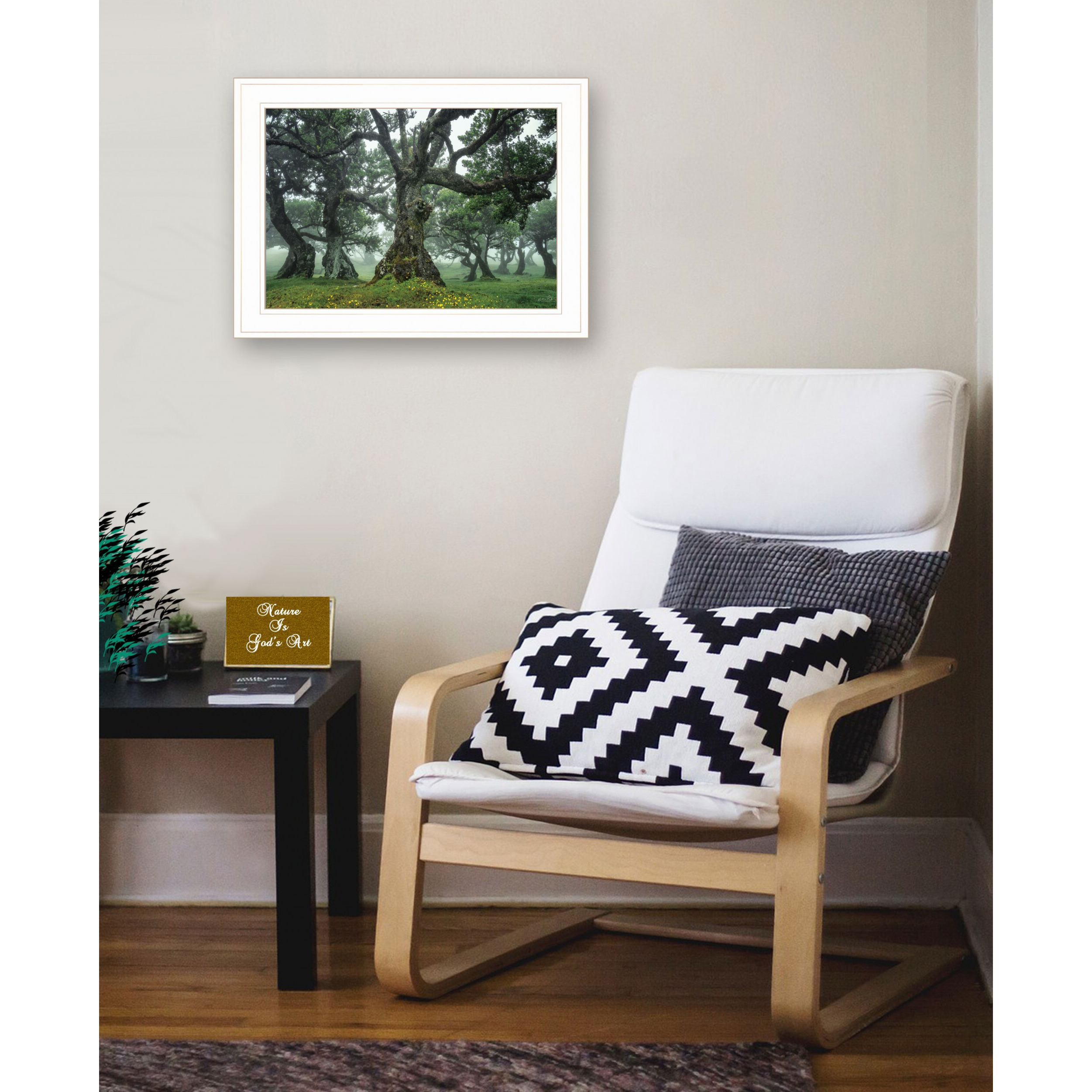 Enchanted Forest I 2 White Framed Print Wall Art