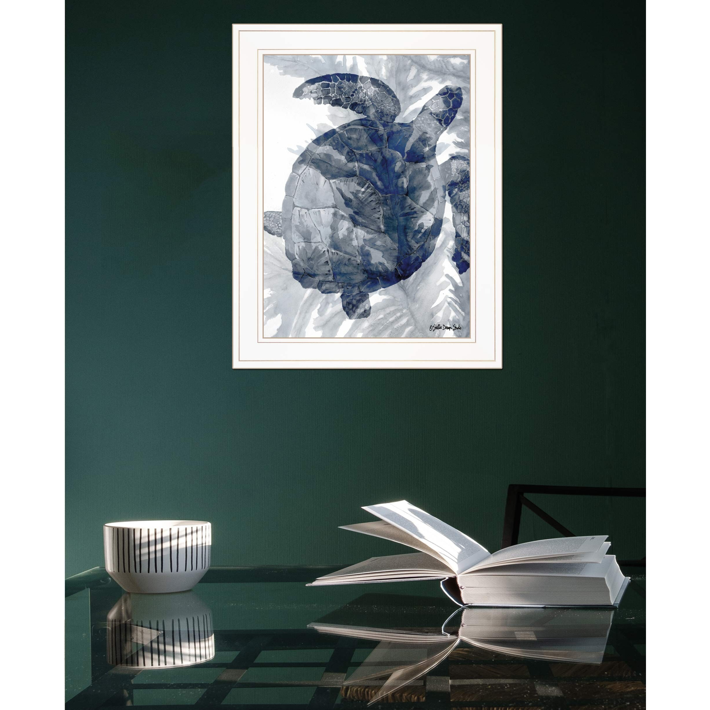 Ocean Collection 3 White Framed Print Wall Art
