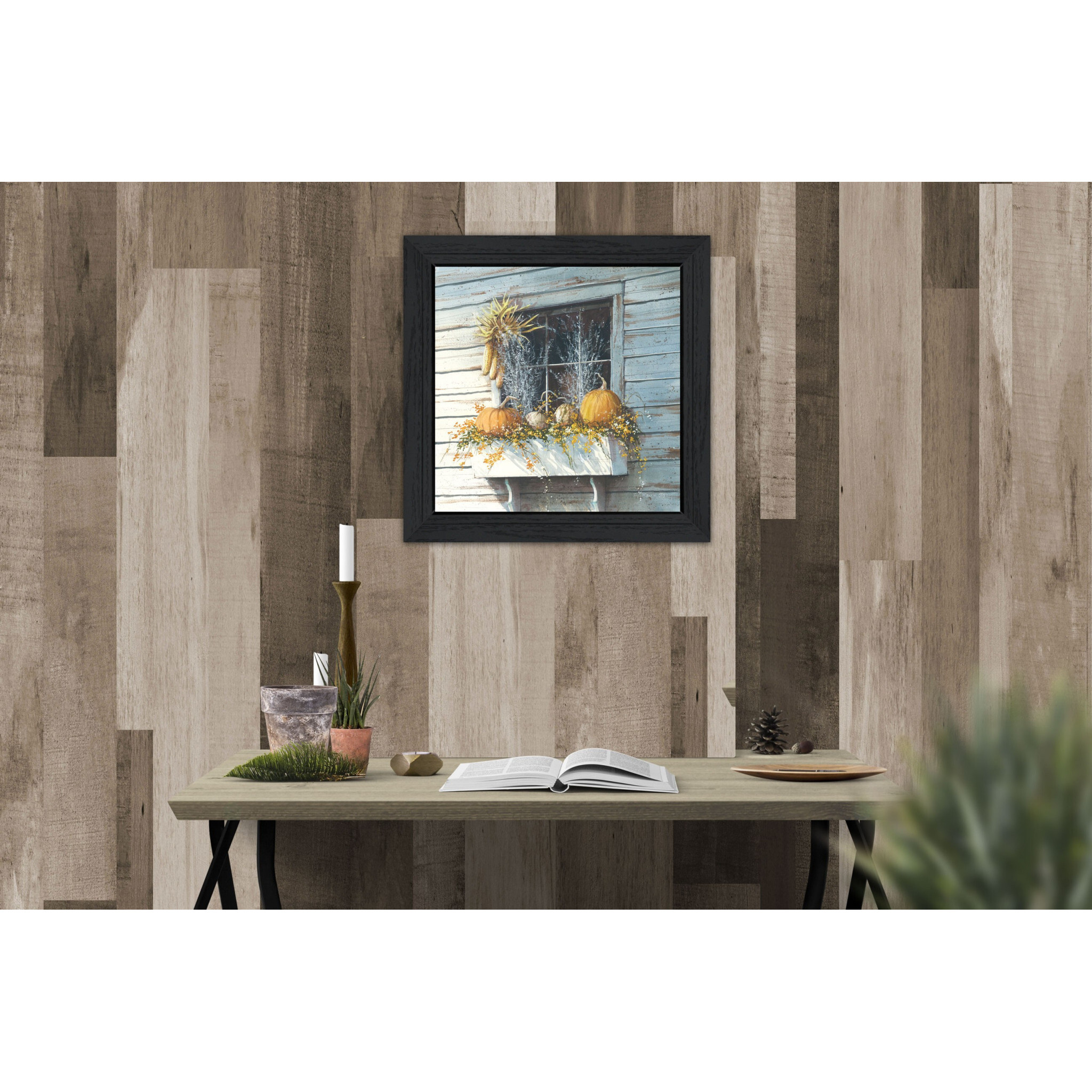 Window Dressing Black Framed Print Wall Art
