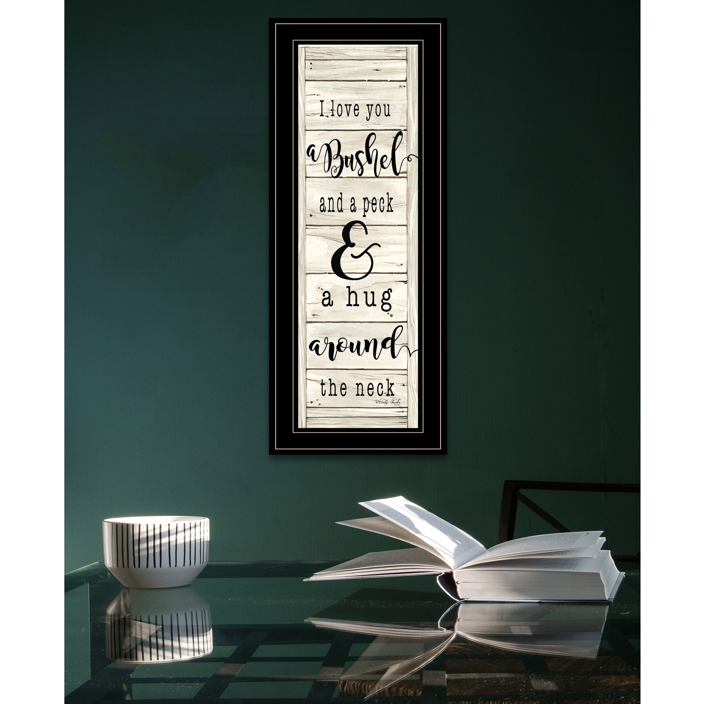 Hugs Collection 2 Black Framed Print Wall Art