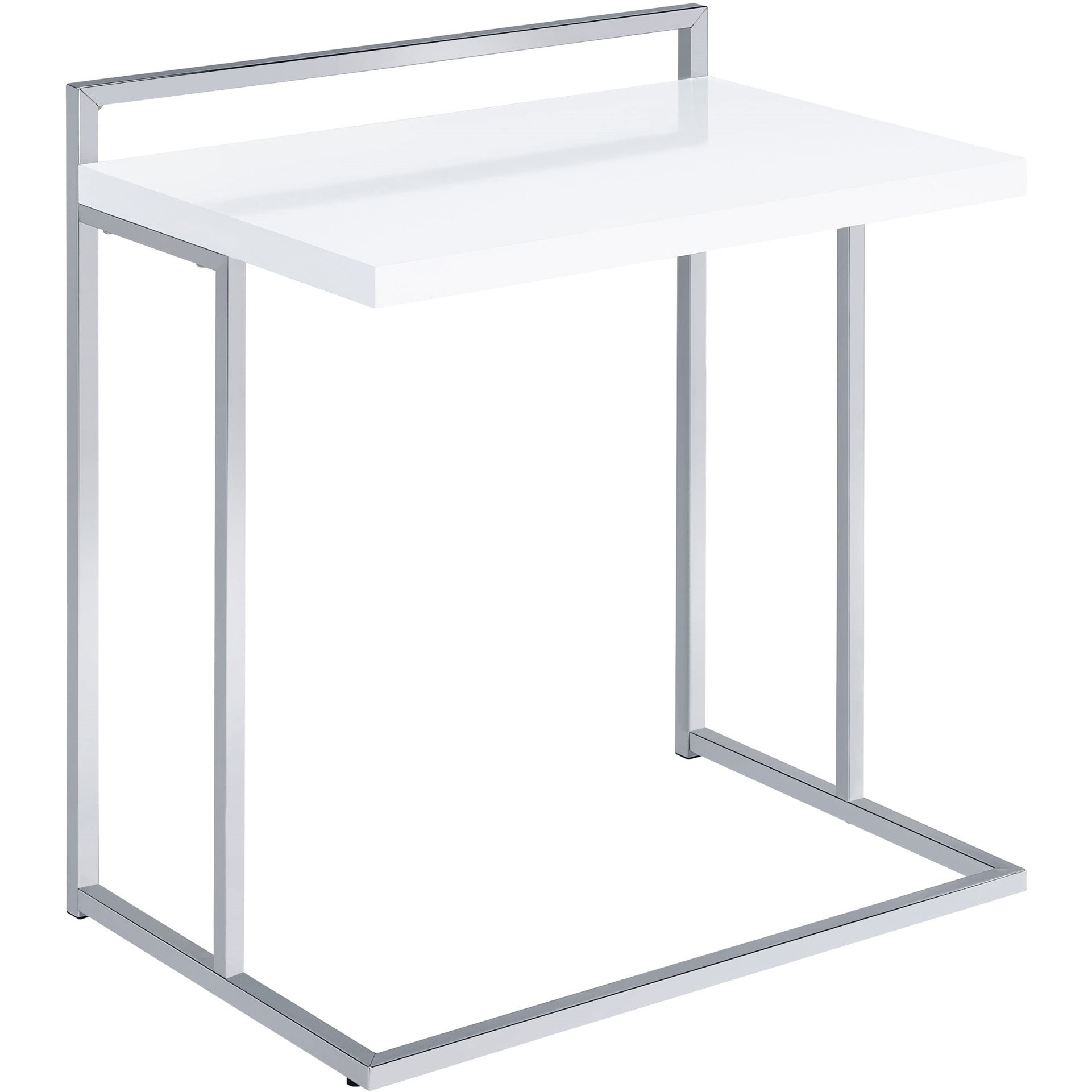 Dani Rectangular Snack Table With Metal Base