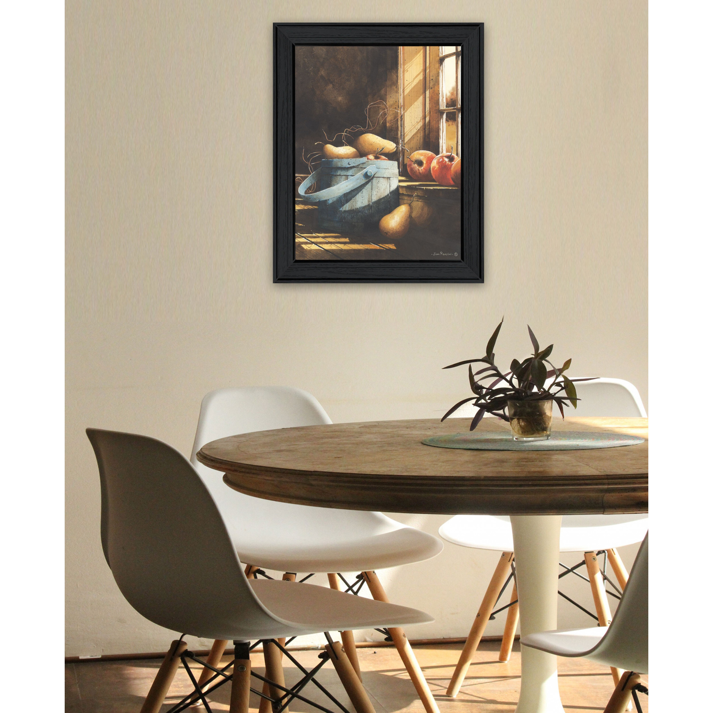 Morning Light Black Framed Print Wall Art