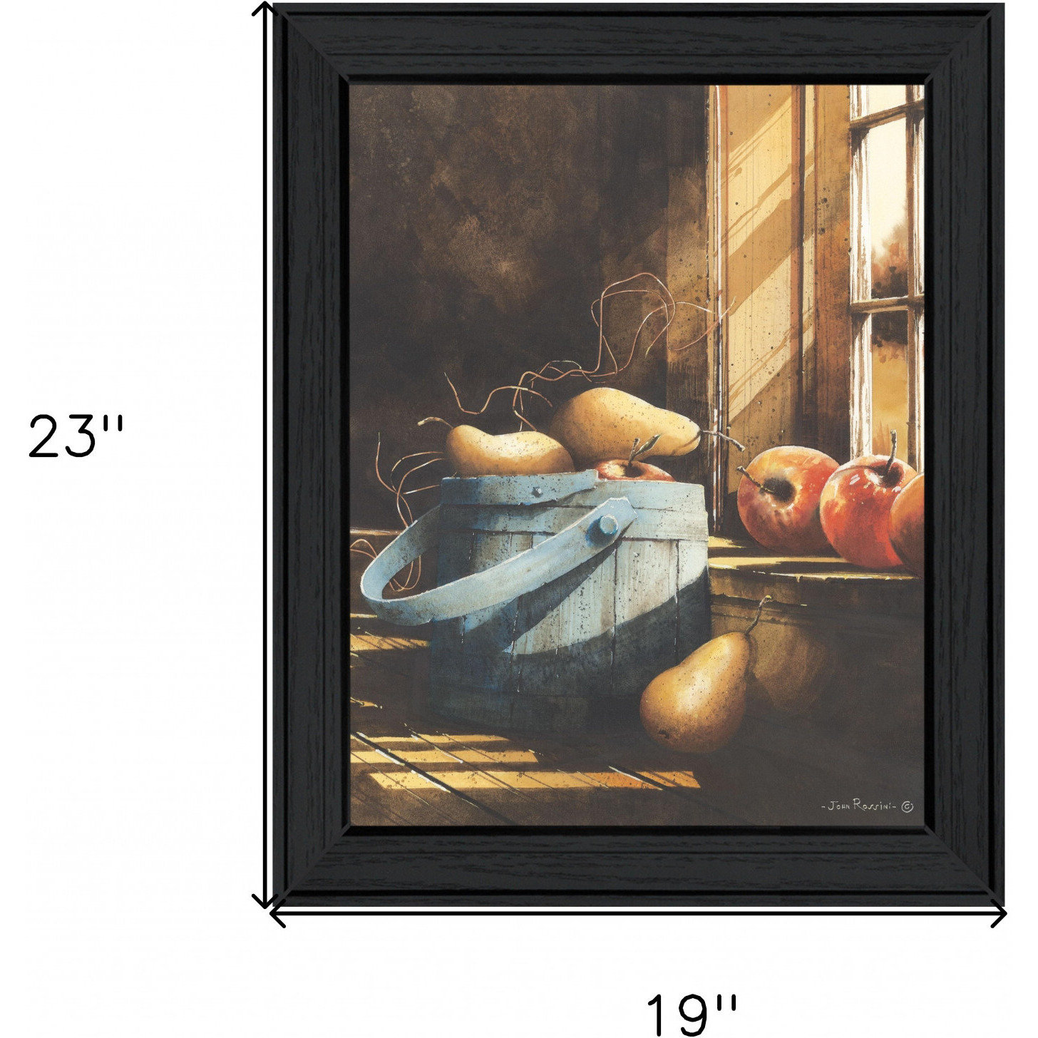Morning Light Black Framed Print Wall Art