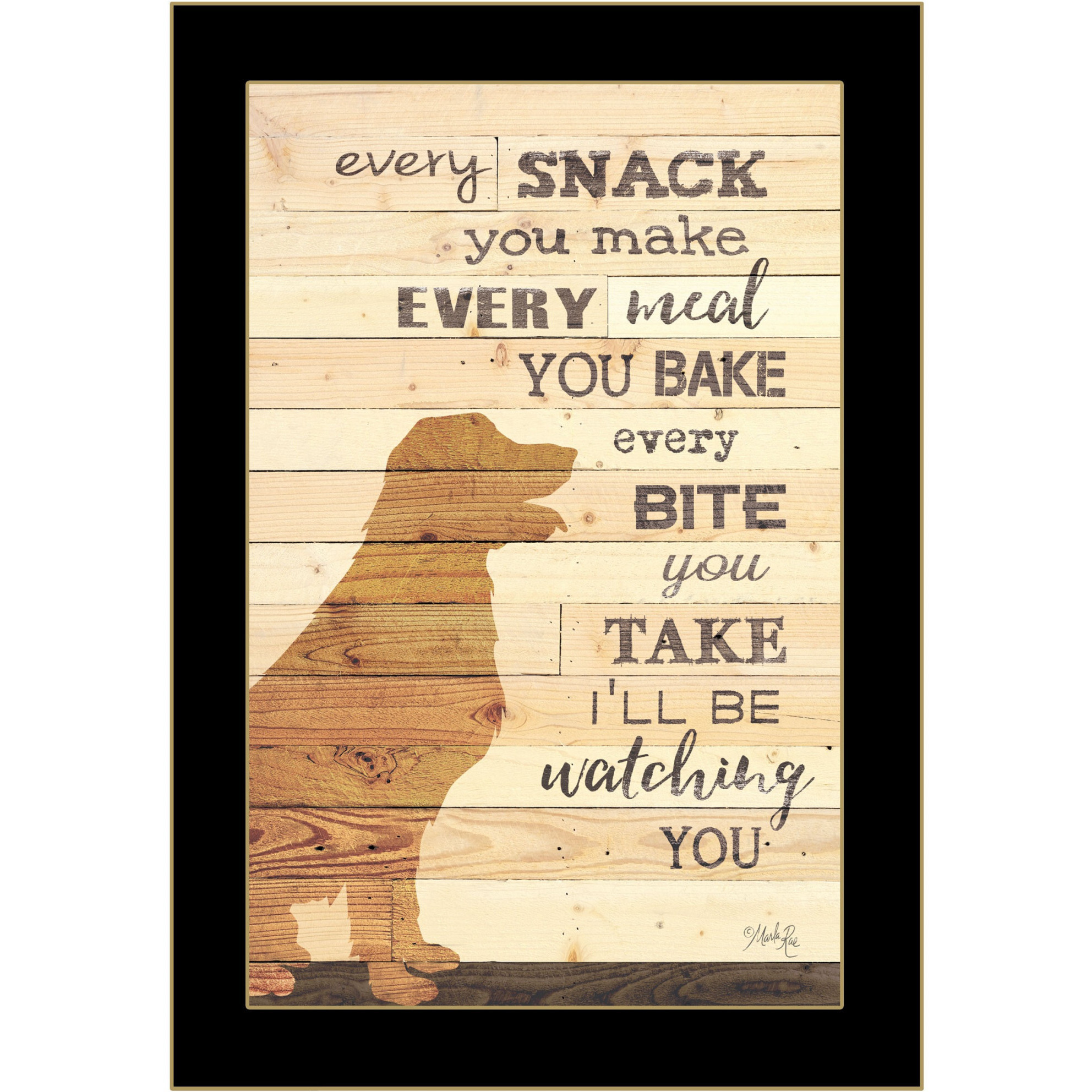 Every Snack You Make 3 Black Framed Print Wall Art
