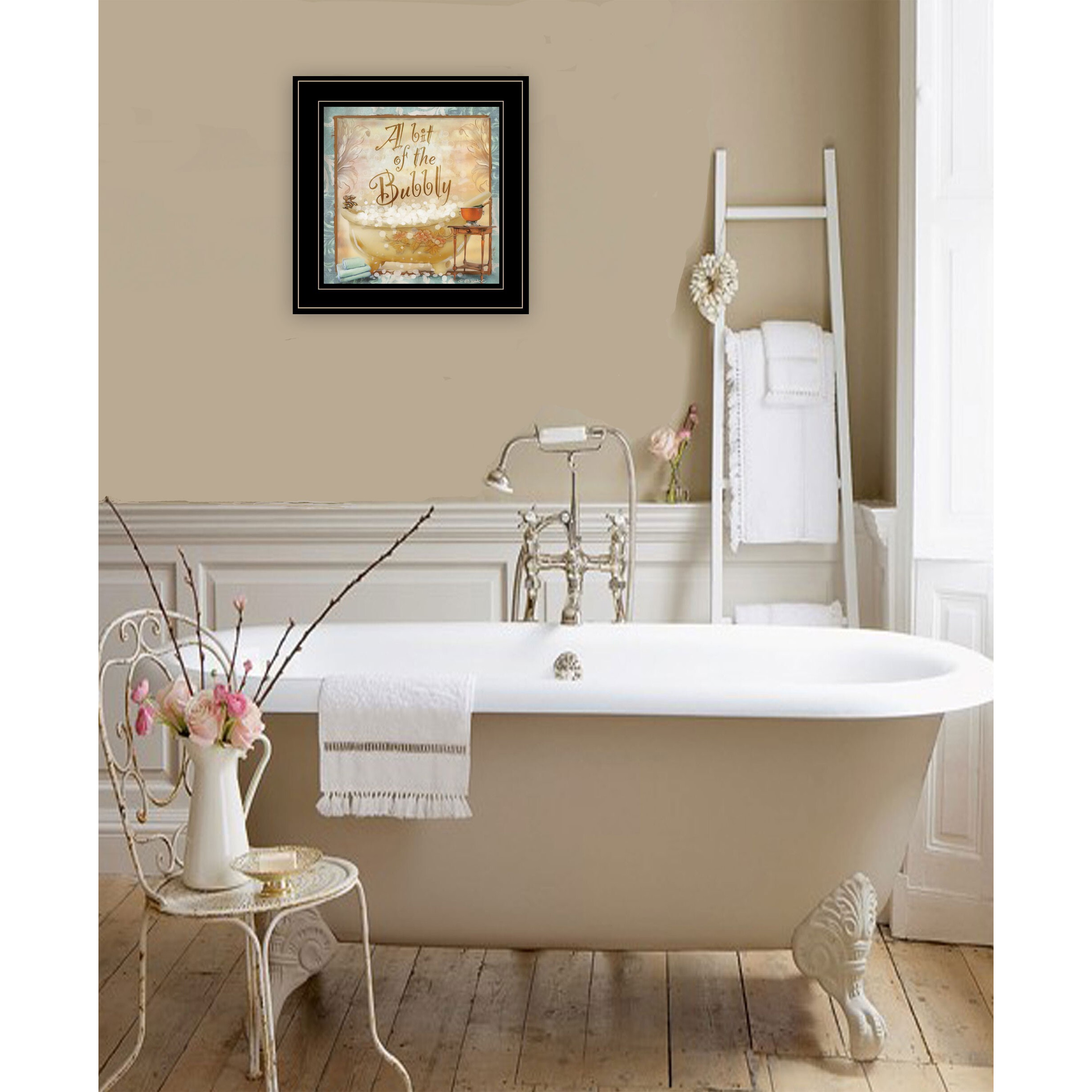 A Bit Of Bubbly 2 Black Framed Print Wall Art