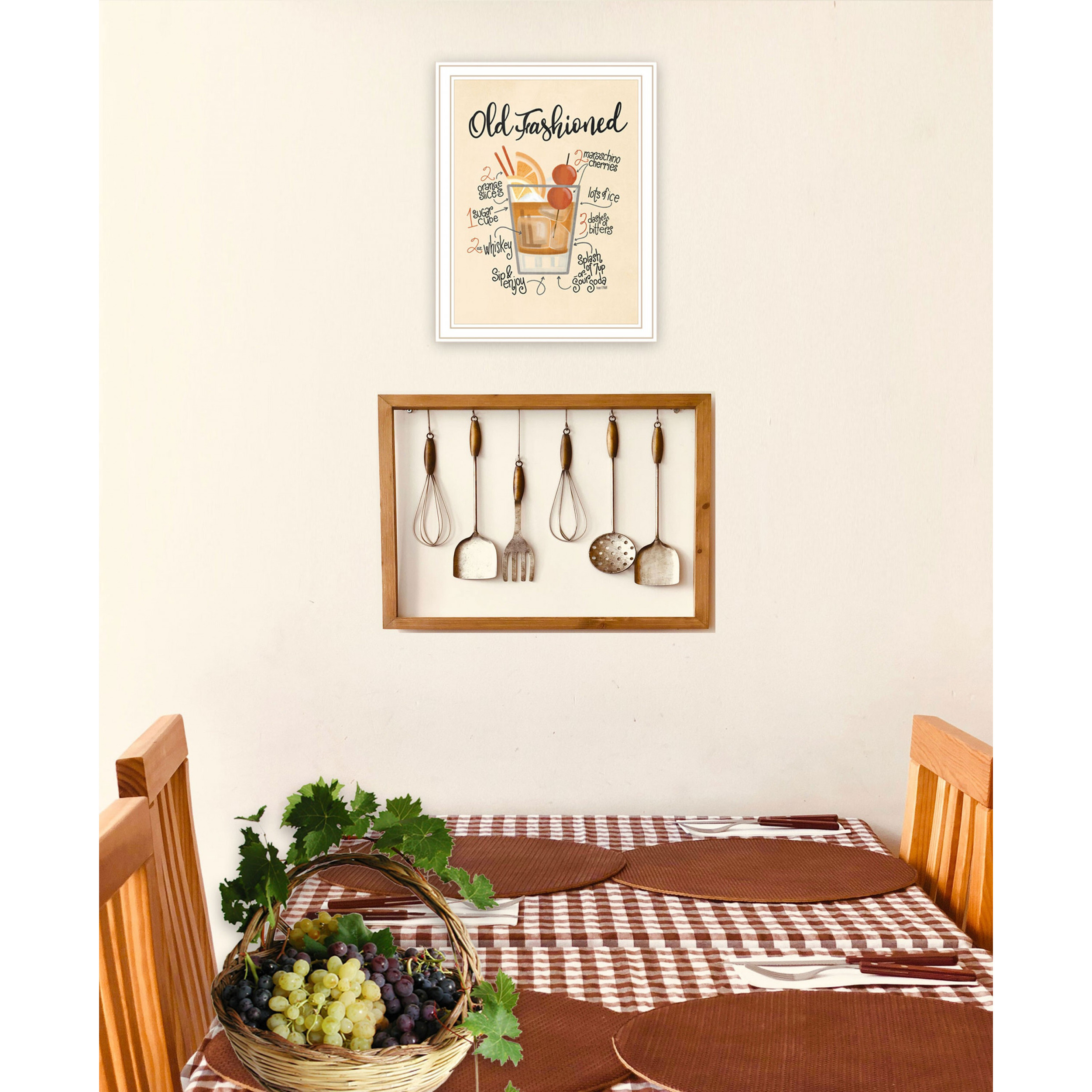 Old Fashioned White Framed Print Wall Art