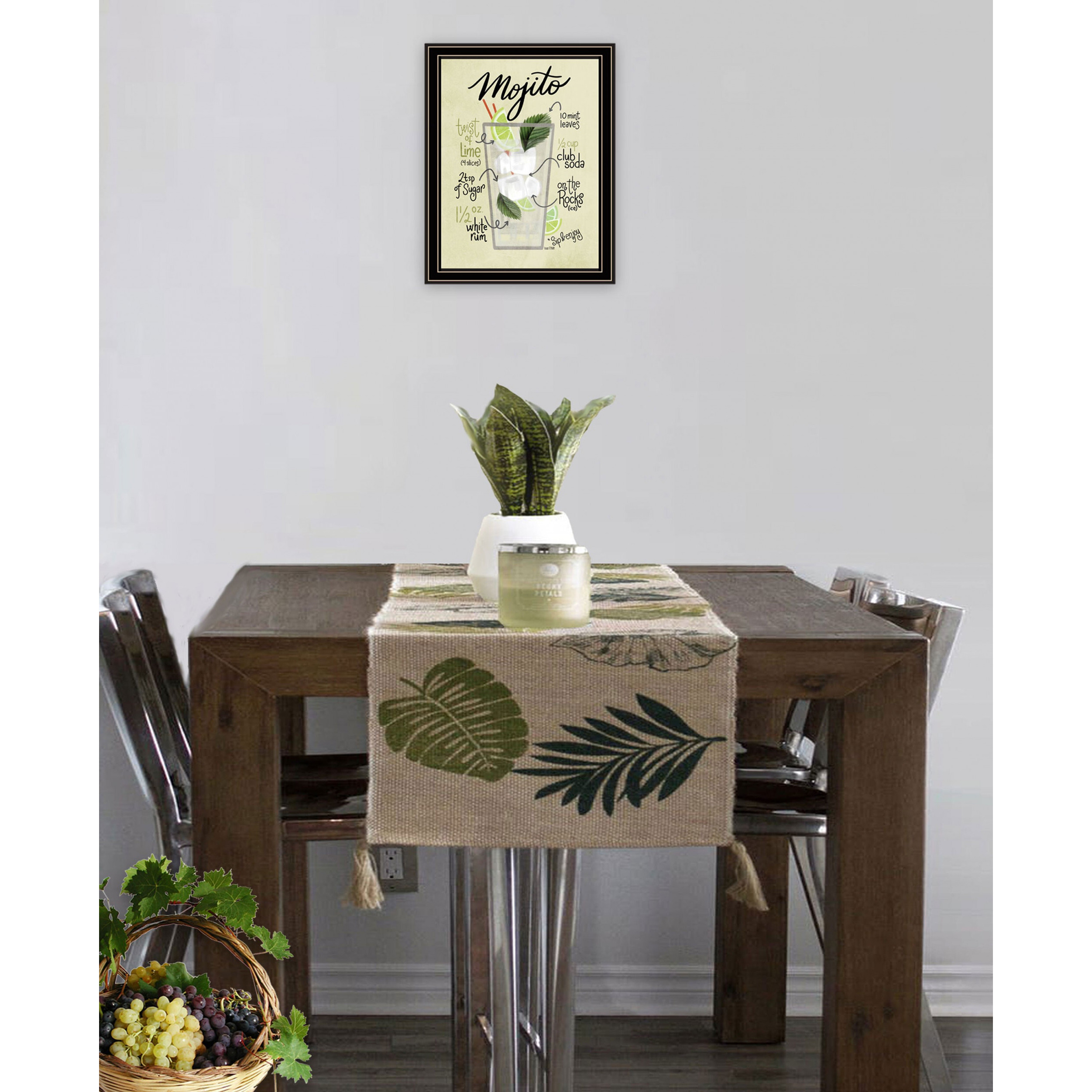 Mojito Black Framed Print Wall Art