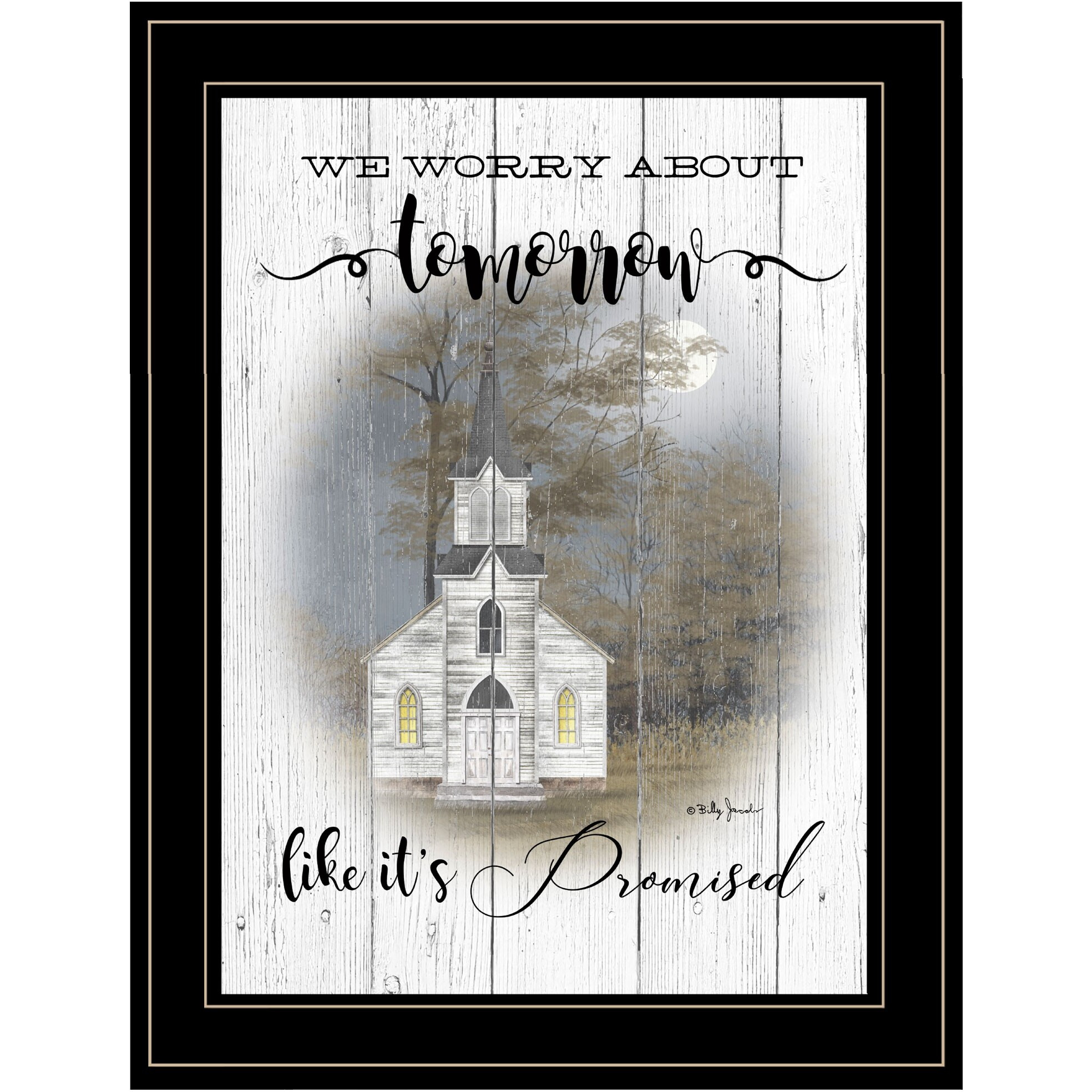 Tomorrow 2 Black Framed Print Wall Art