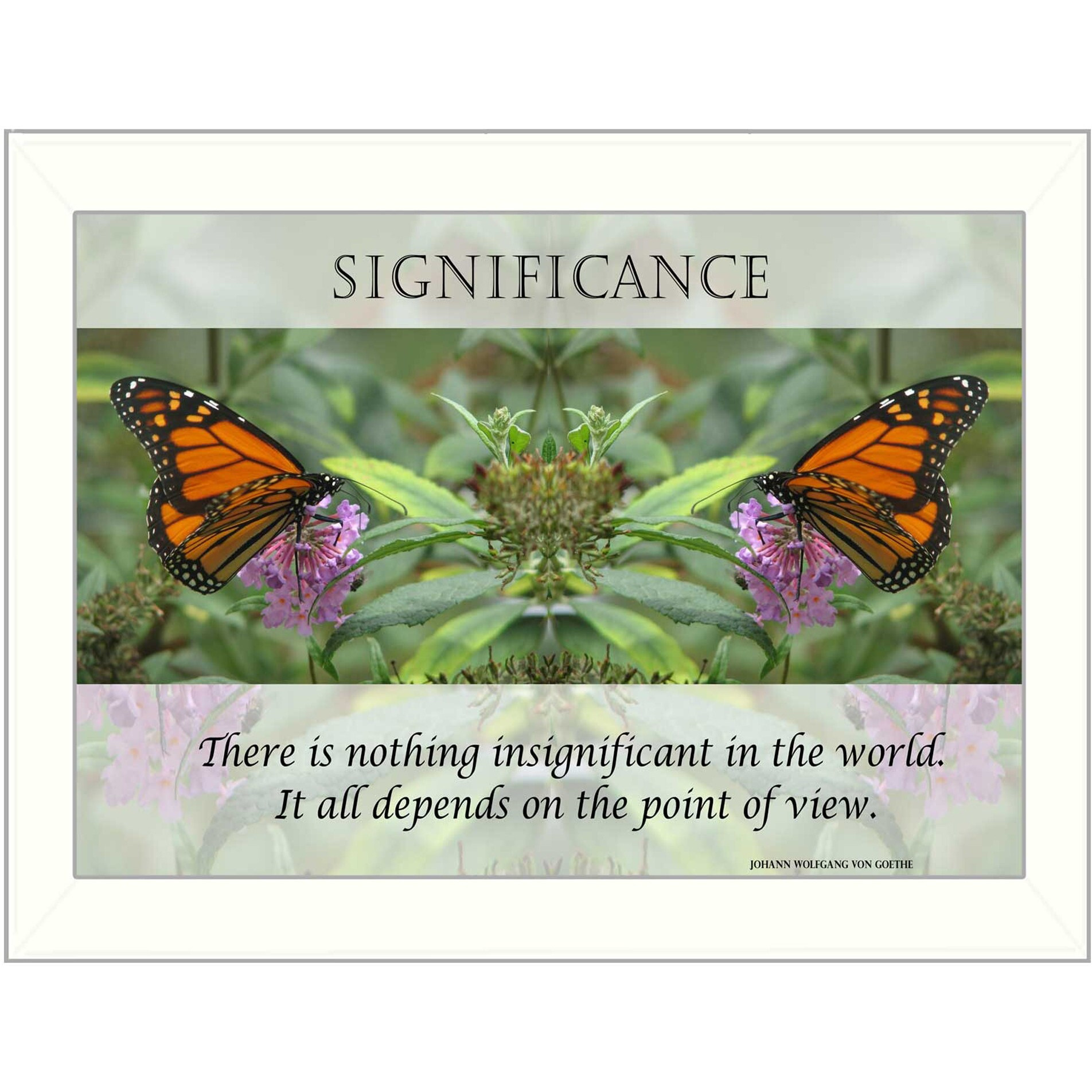 Significance 2 White Framed Print Wall Art