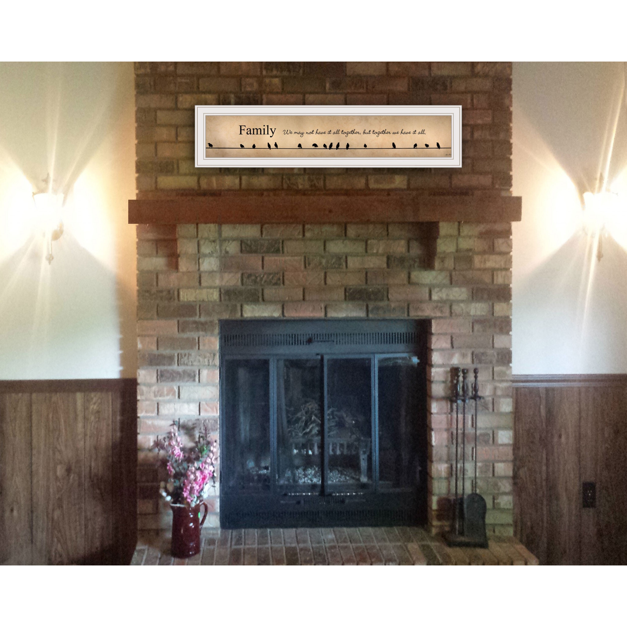 Family Together We Have It All 1 White Framed Print Wall Art