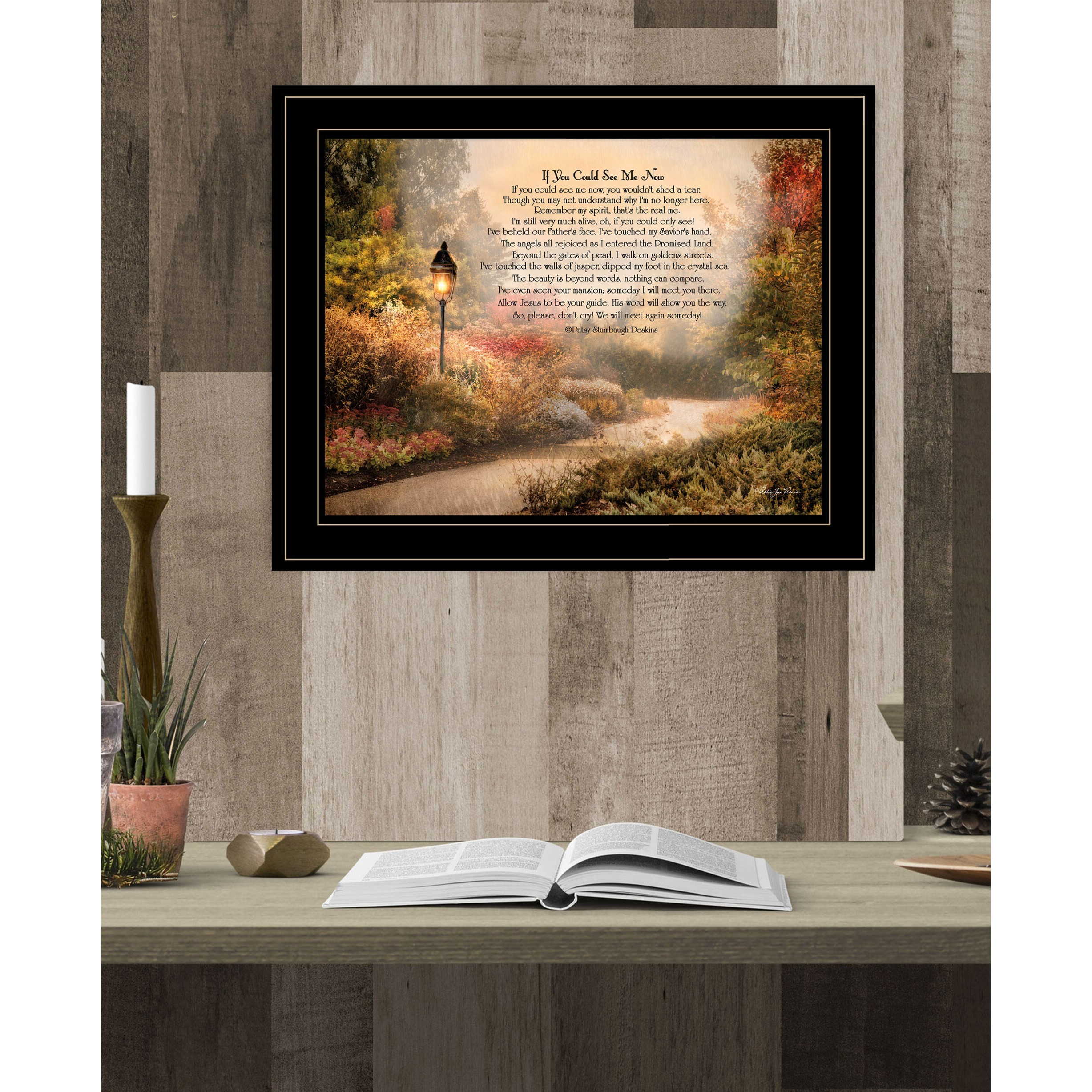If You Could See Me Now 5 Black Framed Print Wall Art