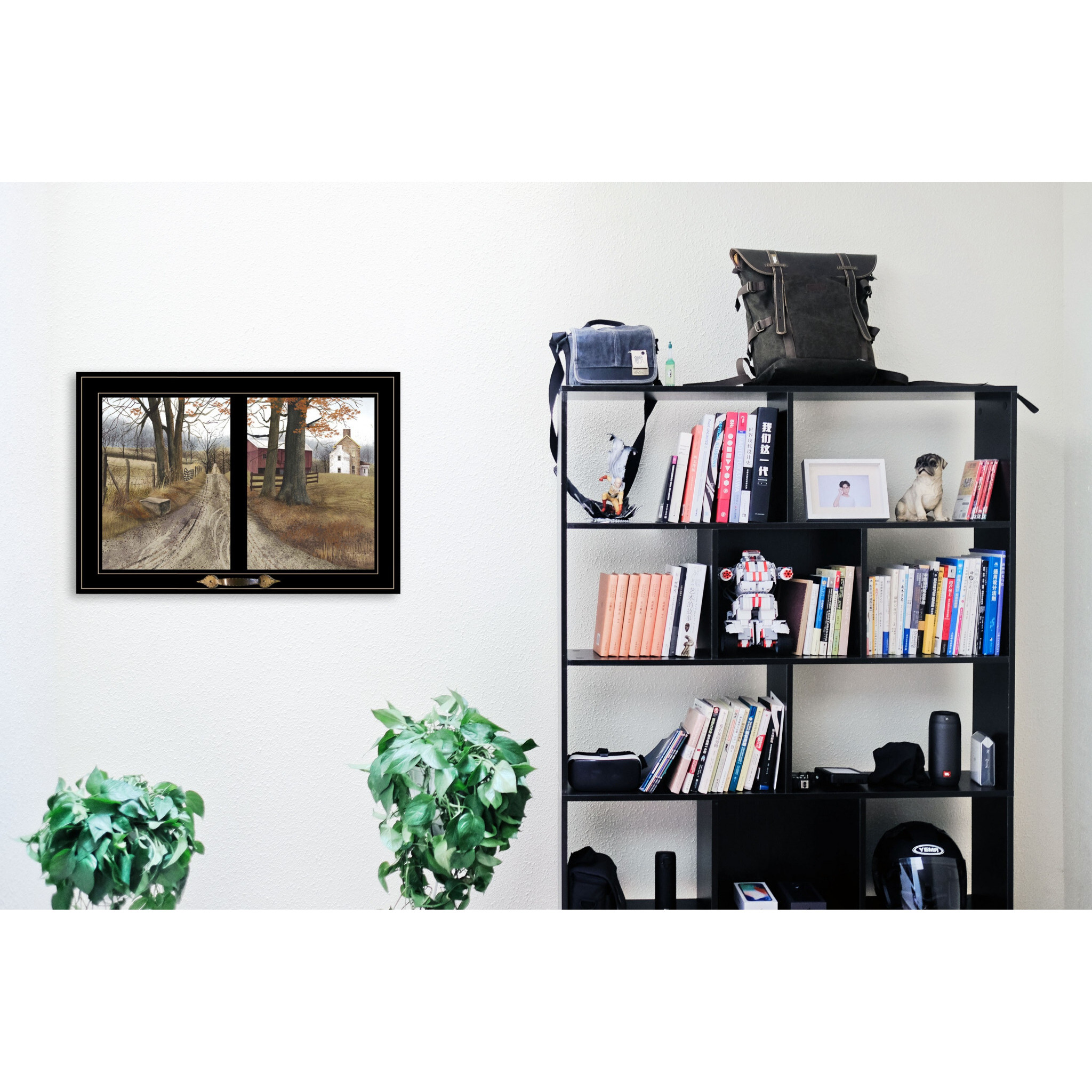 The Road Home 7 Black Framed Print Wall Art