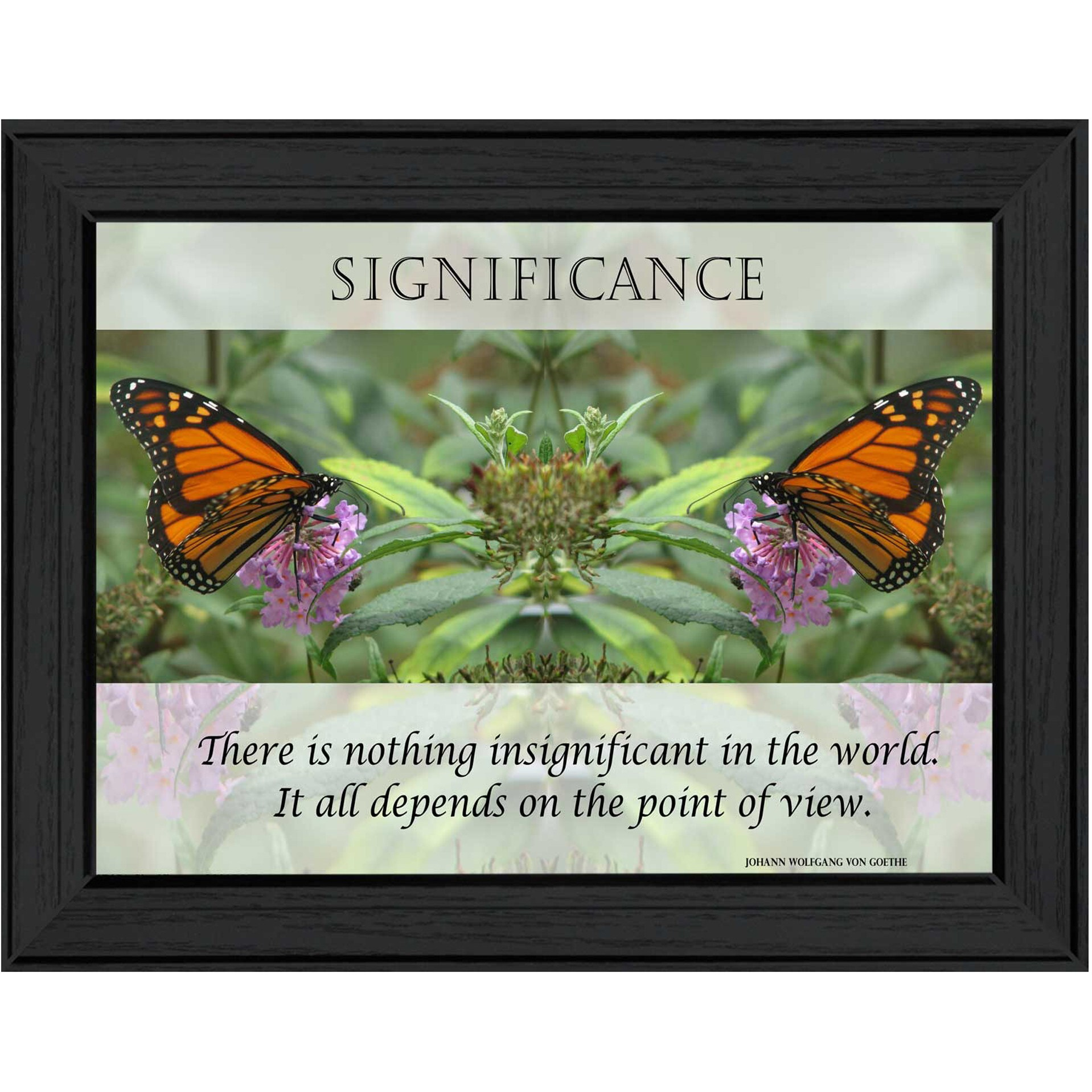 Significance 1 Black Framed Print Wall Art