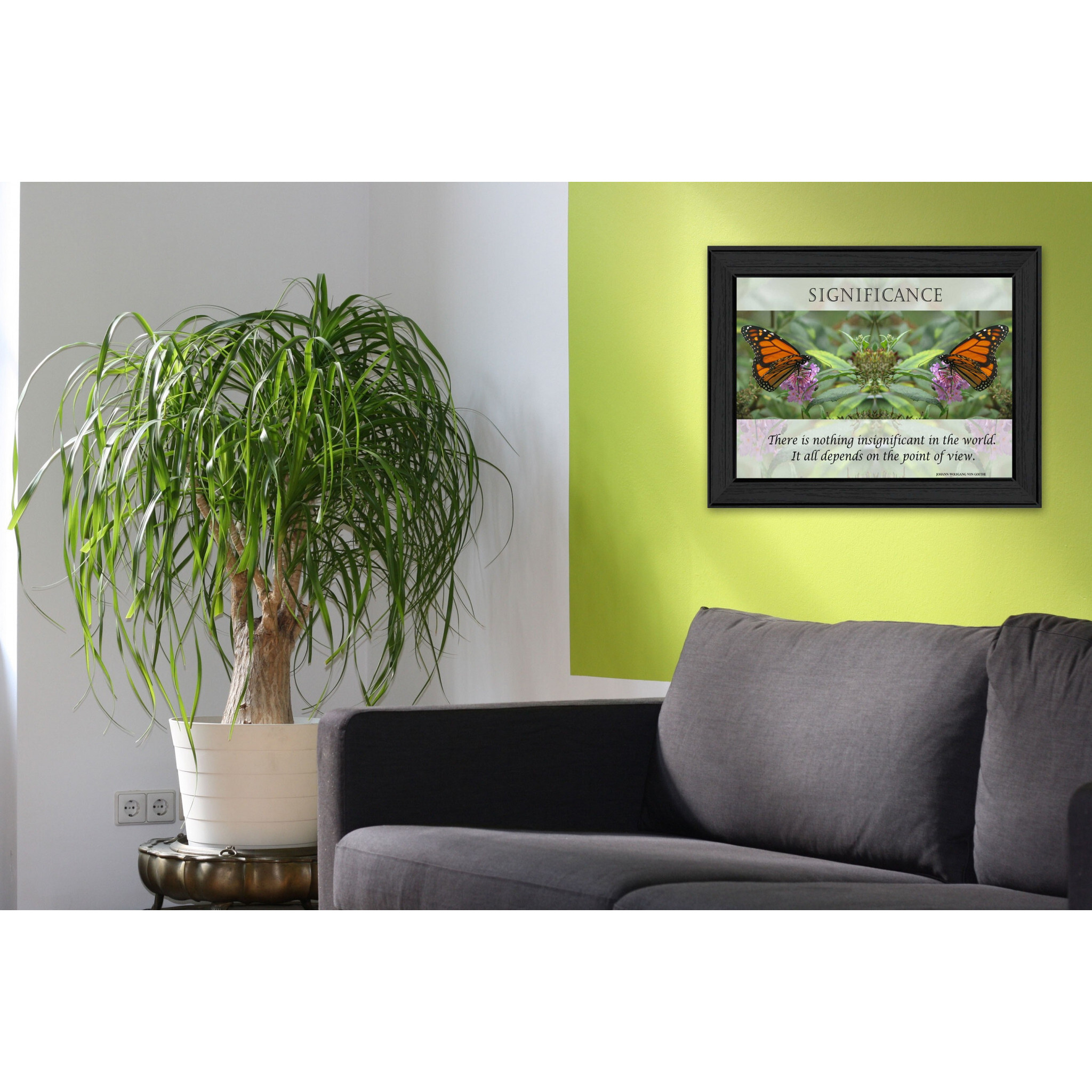 Significance 1 Black Framed Print Wall Art