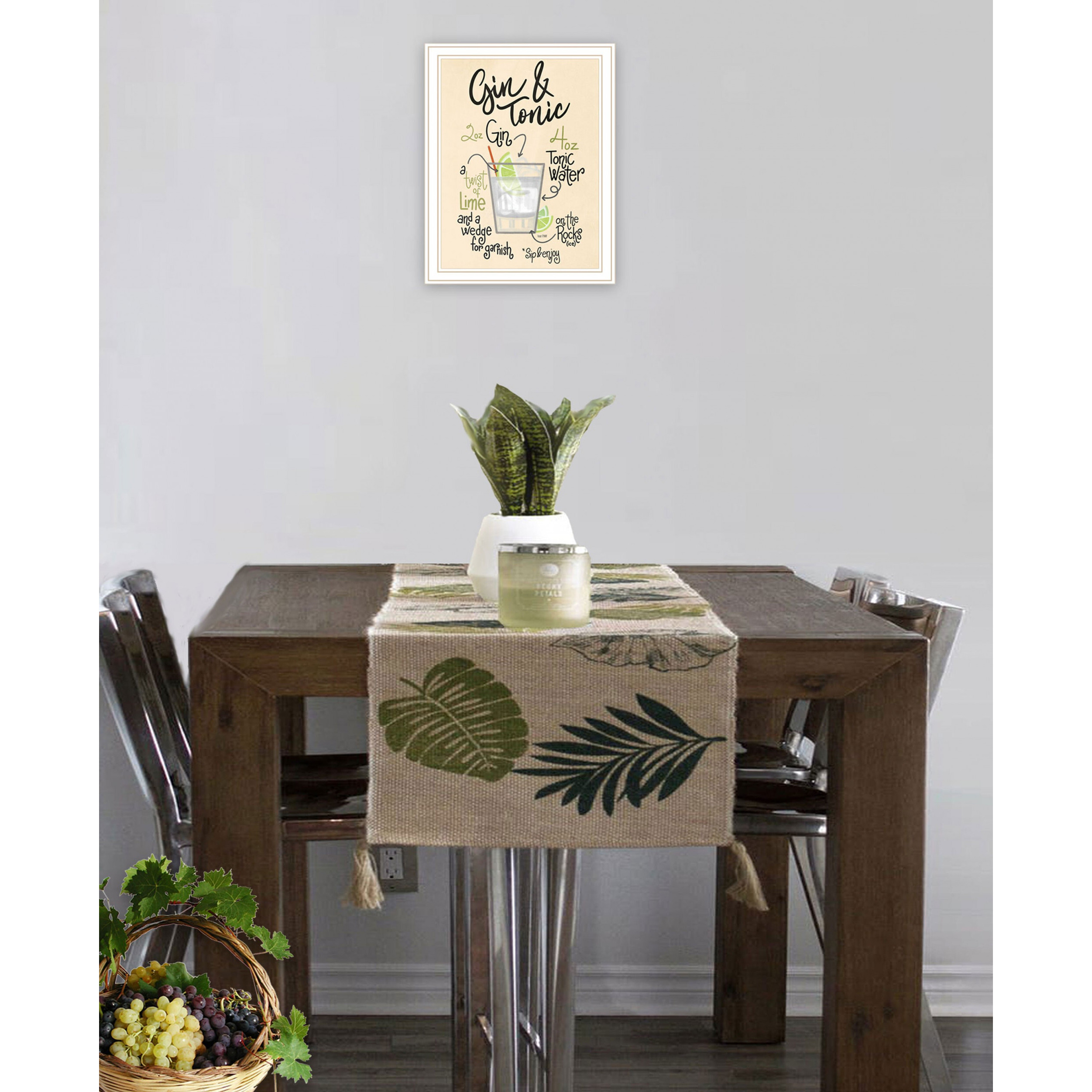 Gin And Tonic White Framed Print Wall Art