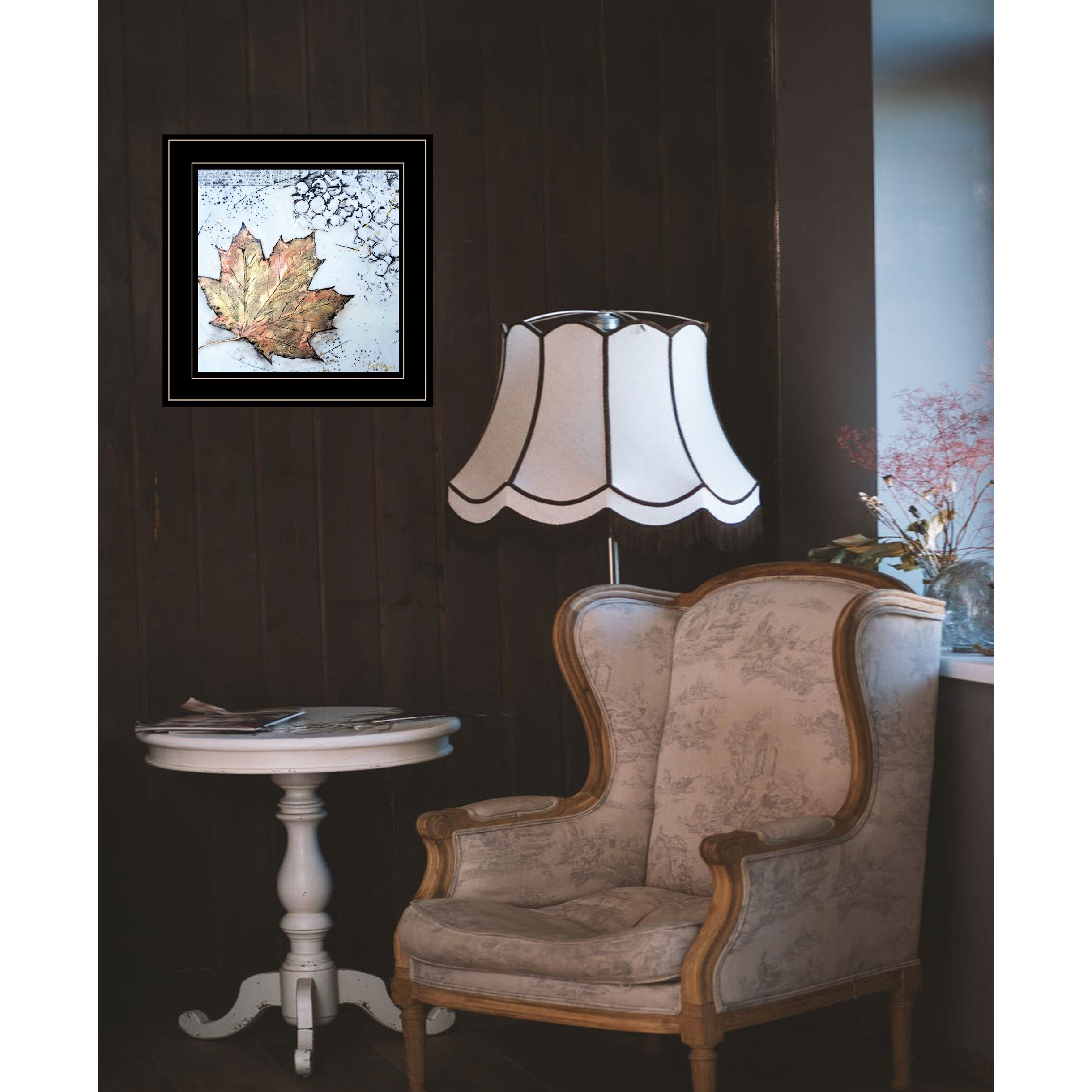 Channeling Fall 1 Black Framed Print Wall Art