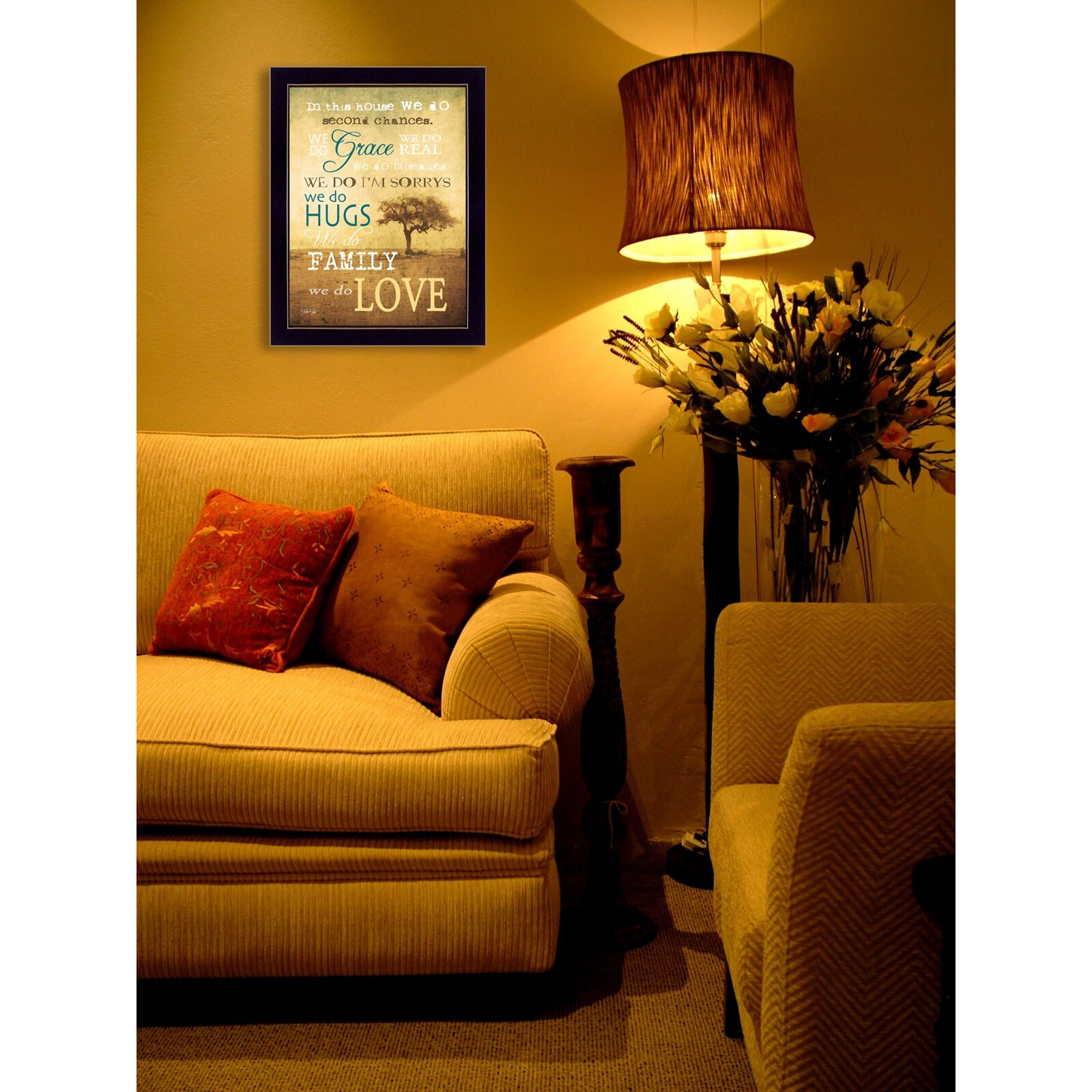 We Do 1 Black Framed Print Wall Art