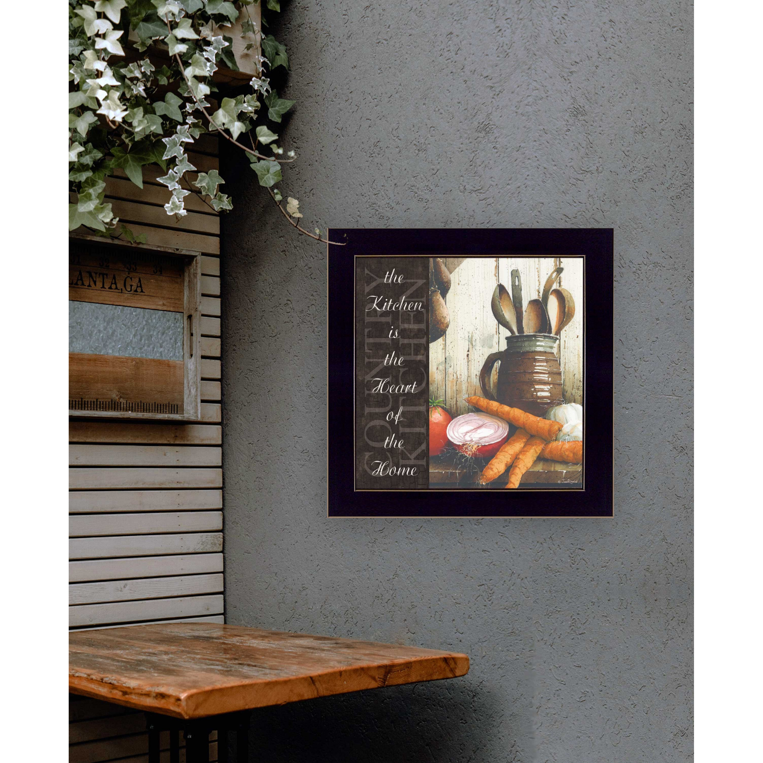Heart Of The Home 2 Black Framed Print Wall Art