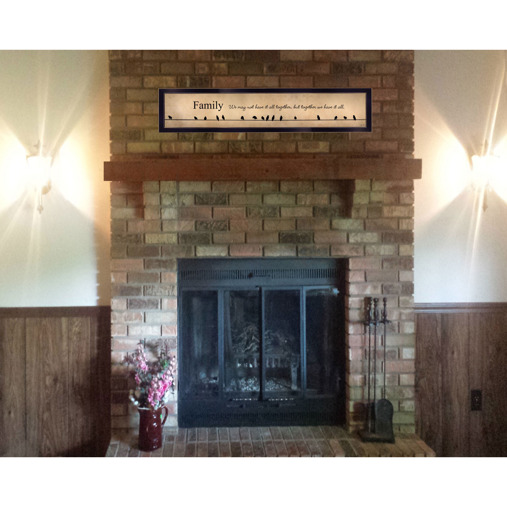 Family Together We Have It All 2 Black Framed Print Wall Art
