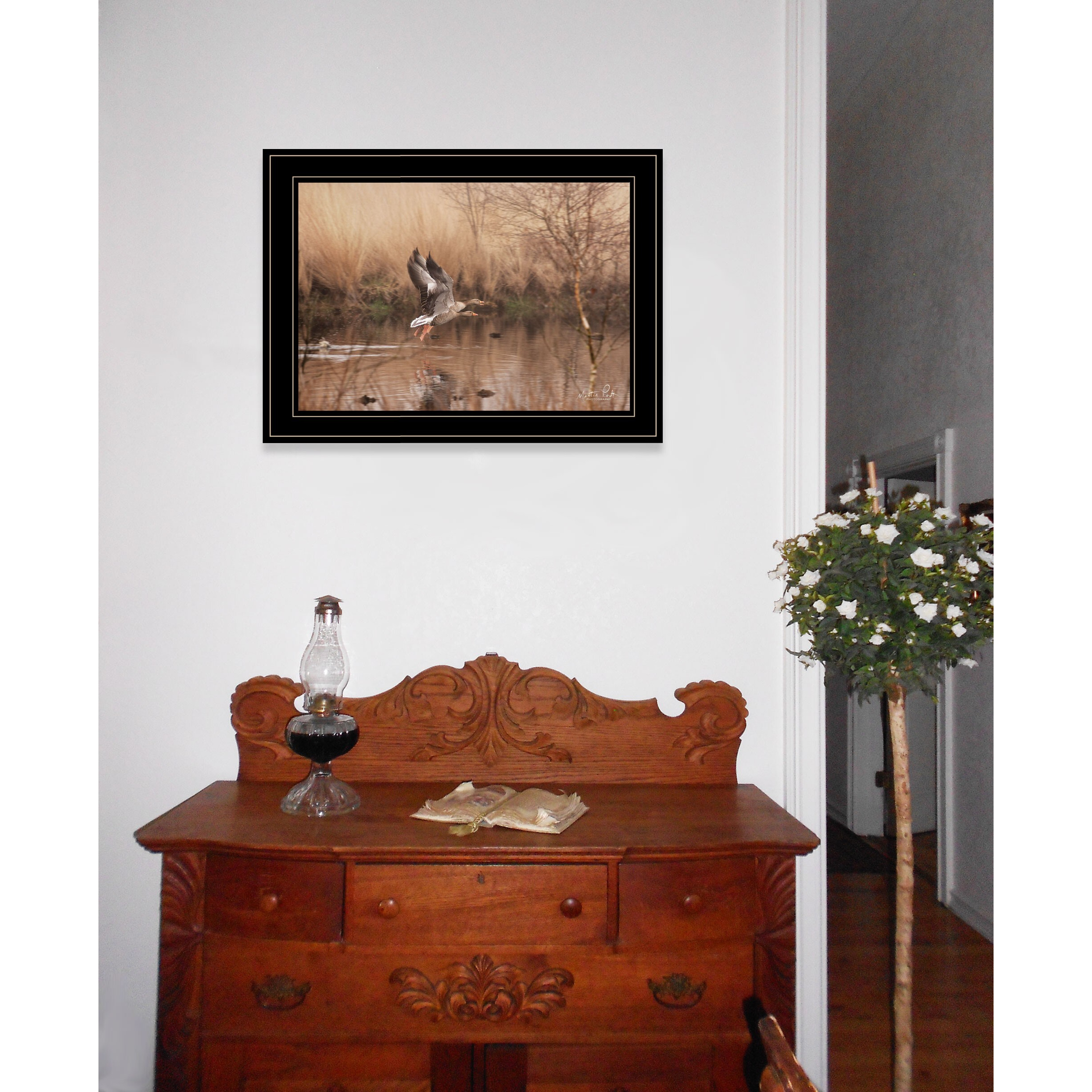 Fly Away 5 Black Framed Print Wall Art