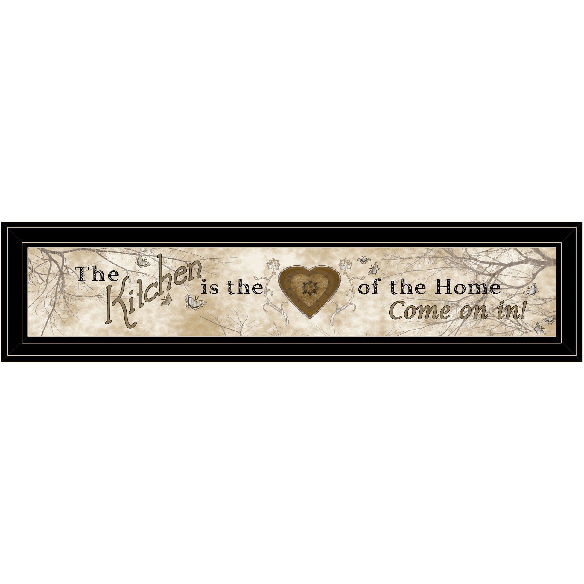 Vintage Kitchen 2 Black Framed Print Wall Art