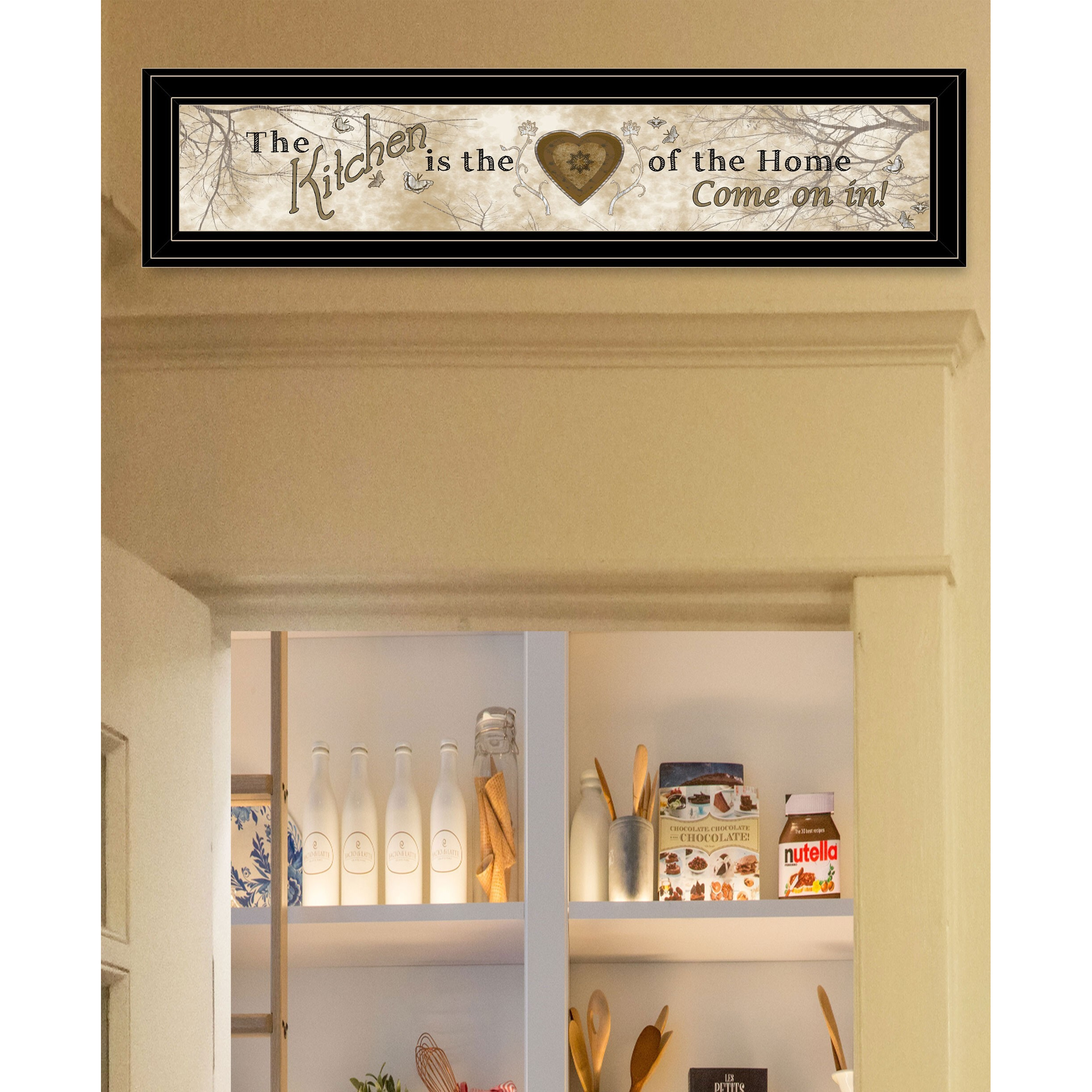 Vintage Kitchen 2 Black Framed Print Wall Art