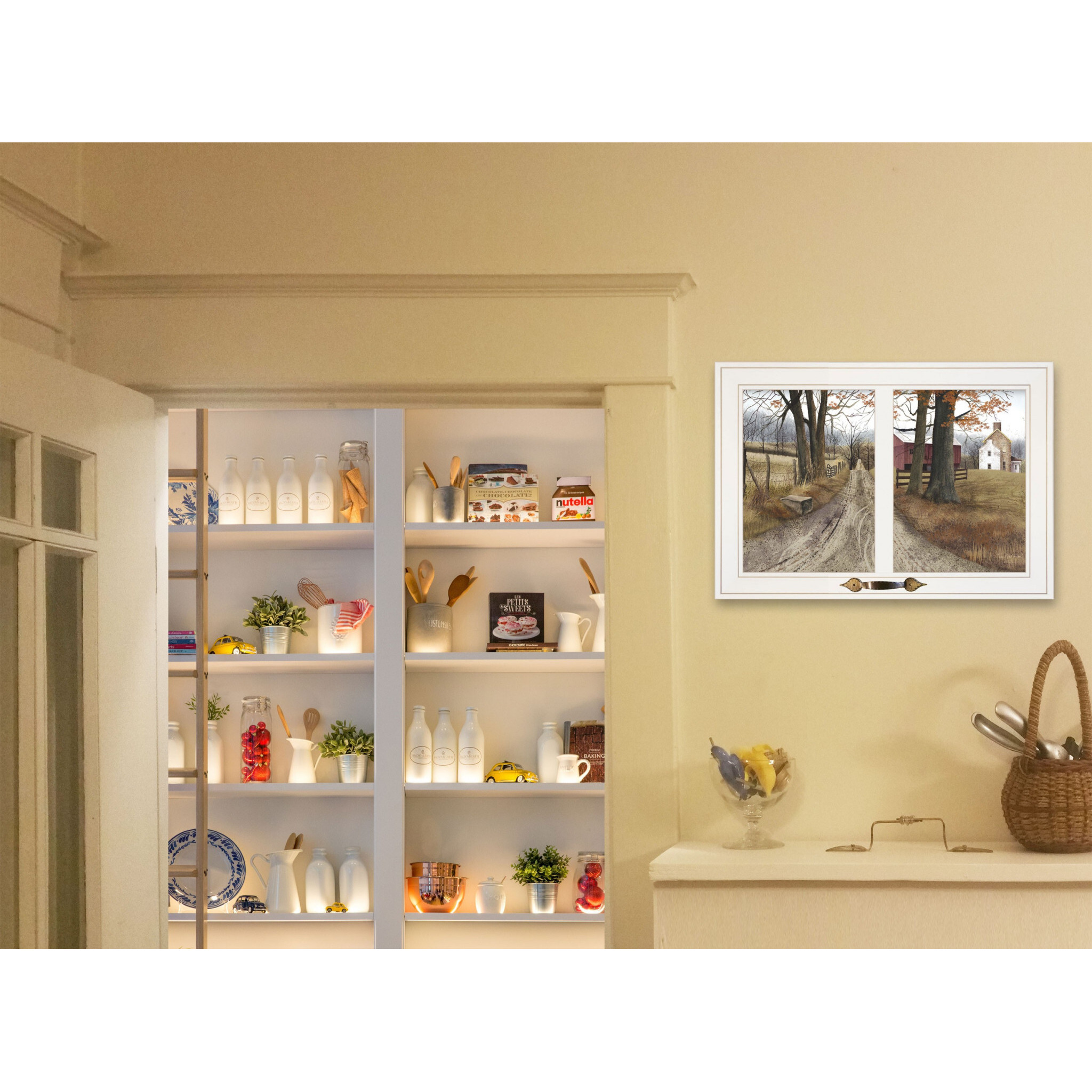 The Road Home 6 White Framed Print Wall Art