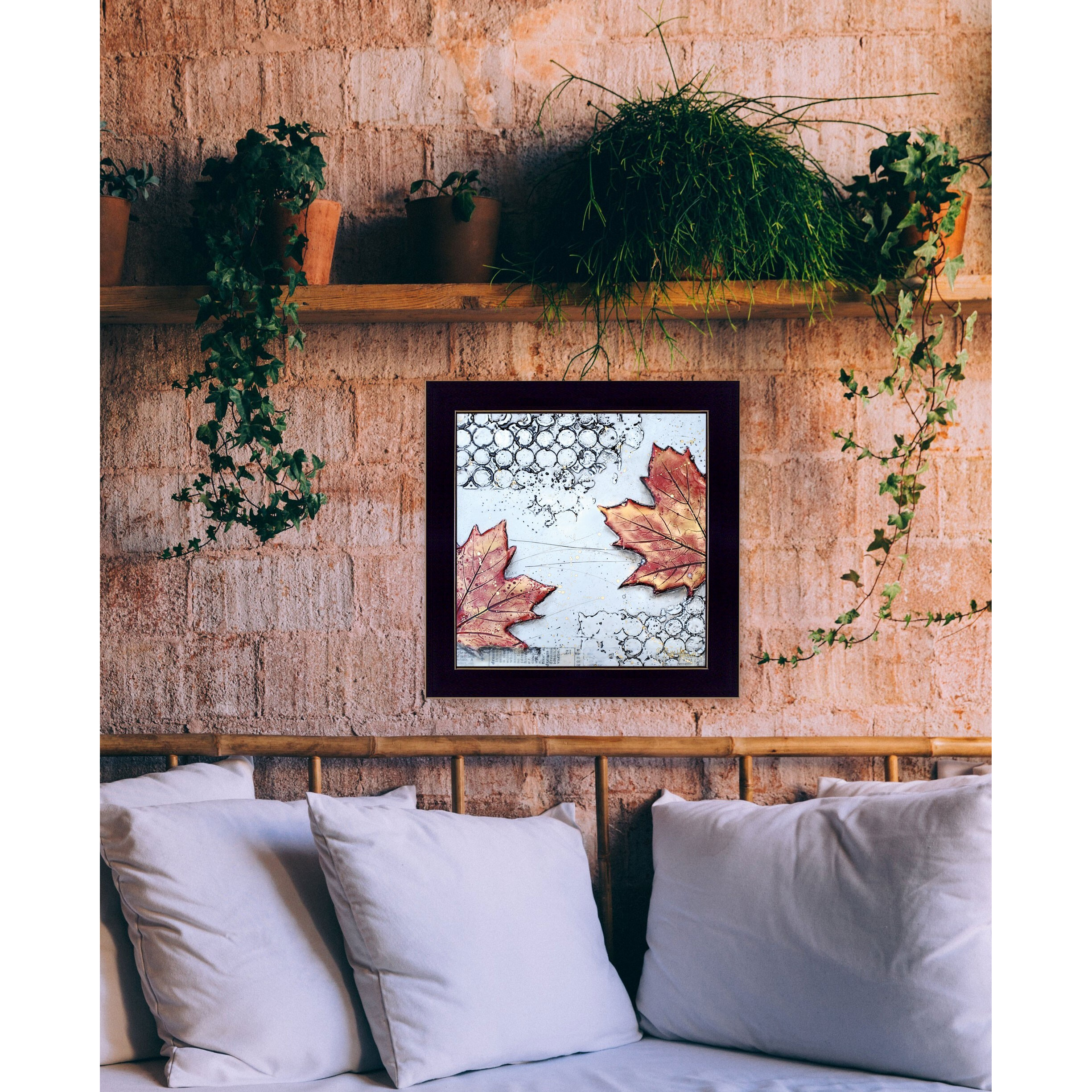 Channeling Fall 3 [1] Black Framed Print Wall Art