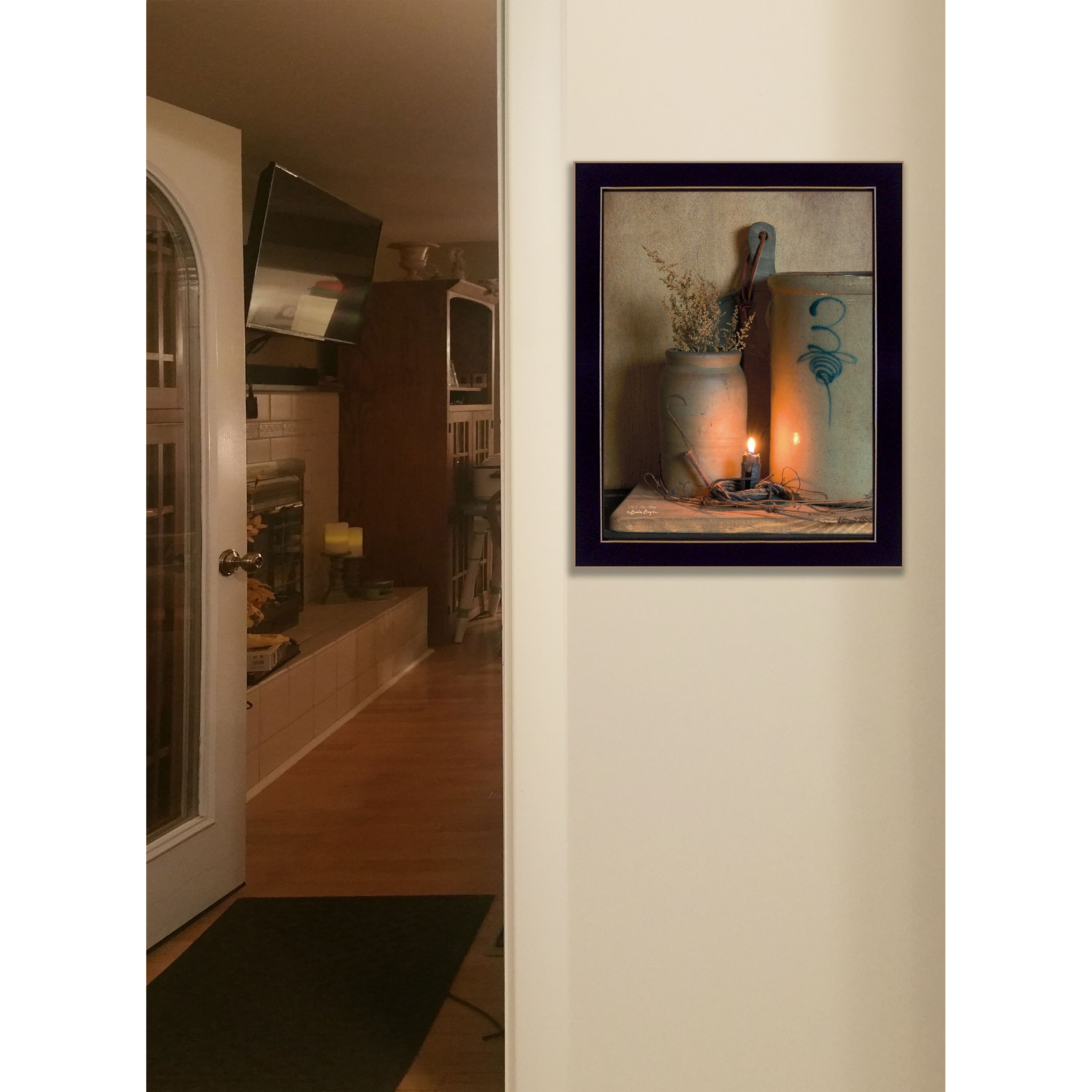 No.3 Bee Sting Black Framed Print Wall Art