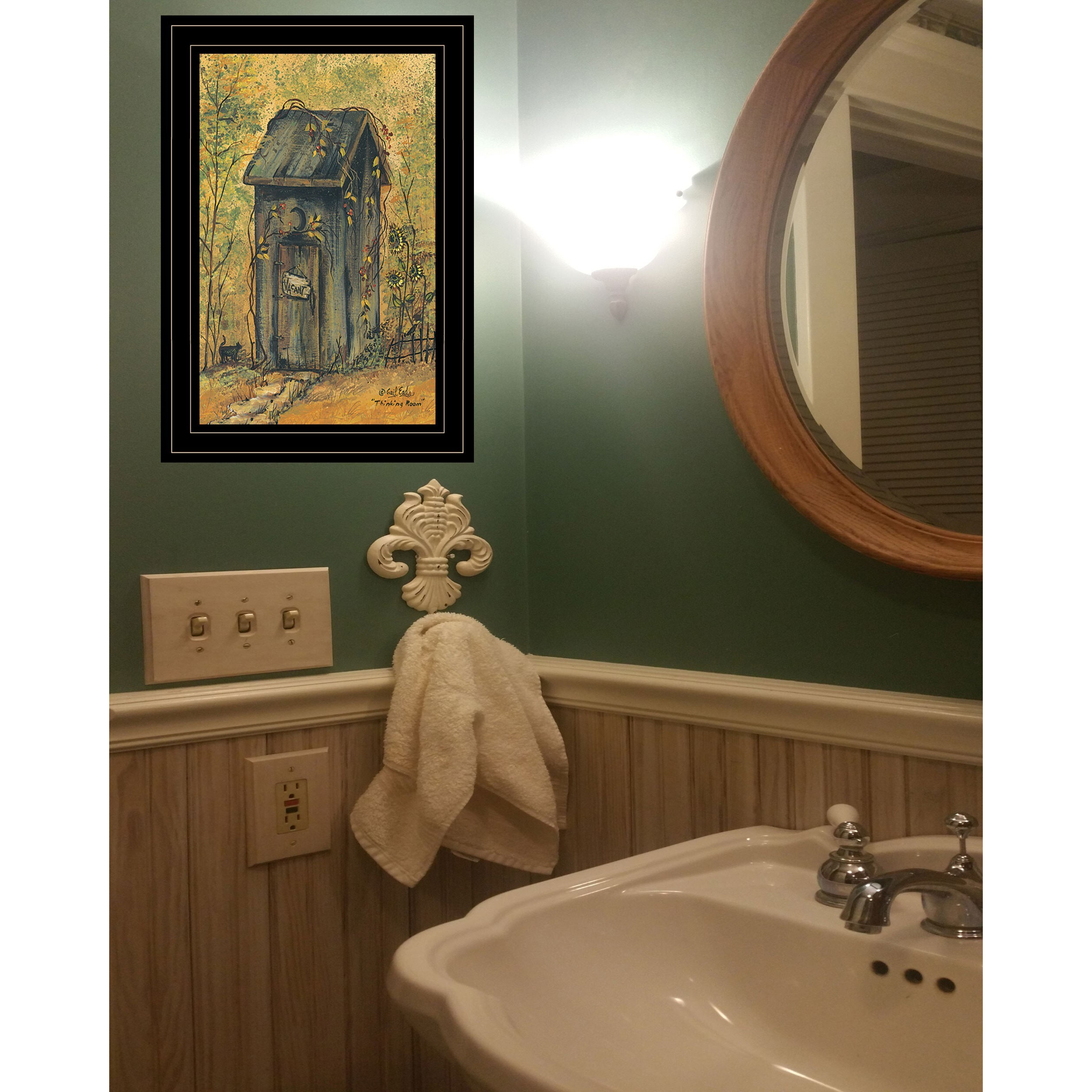Thinking Room 3 Black Framed Print Wall Art