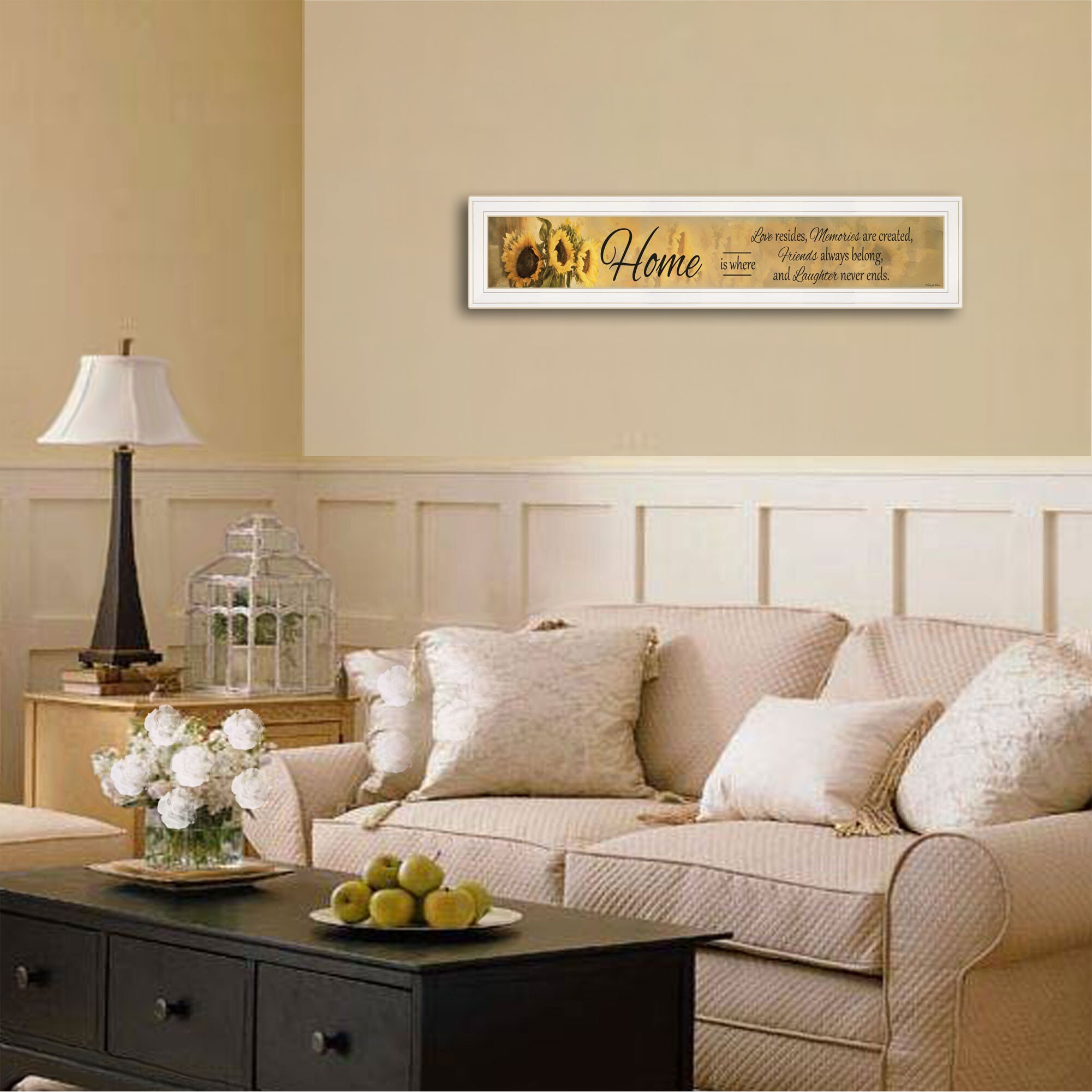 Home Ise 1 White Framed Print Wall Art